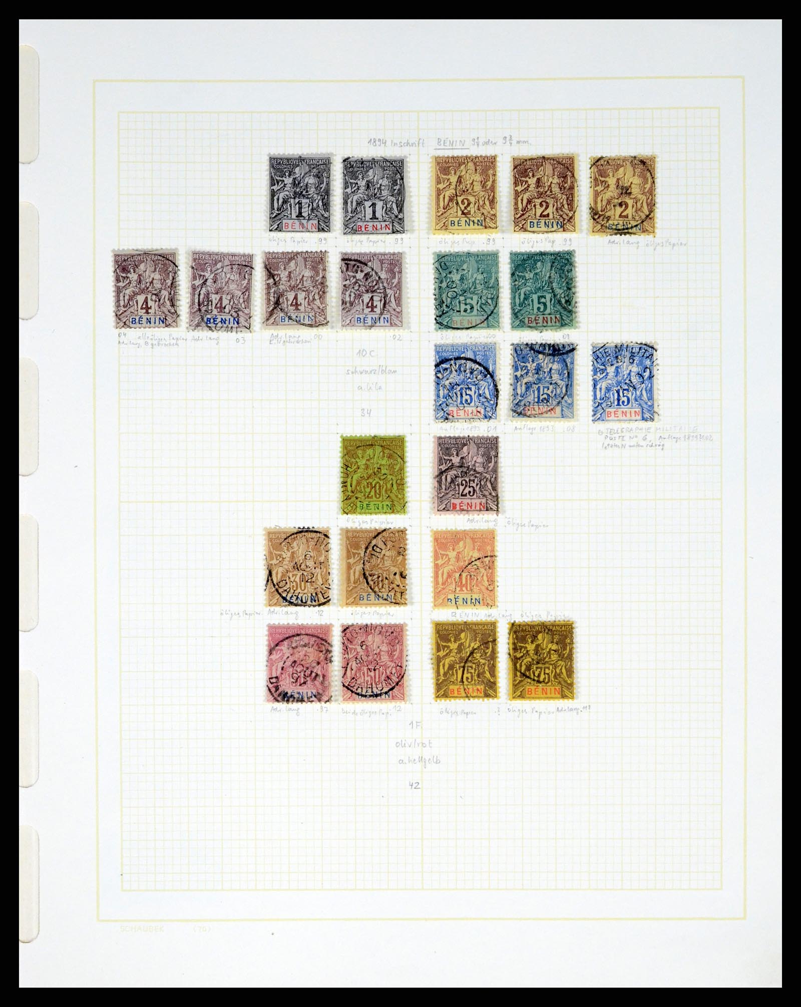 37590 087 - Stamp collection 37590 French Colonies 1849(!)-1975.