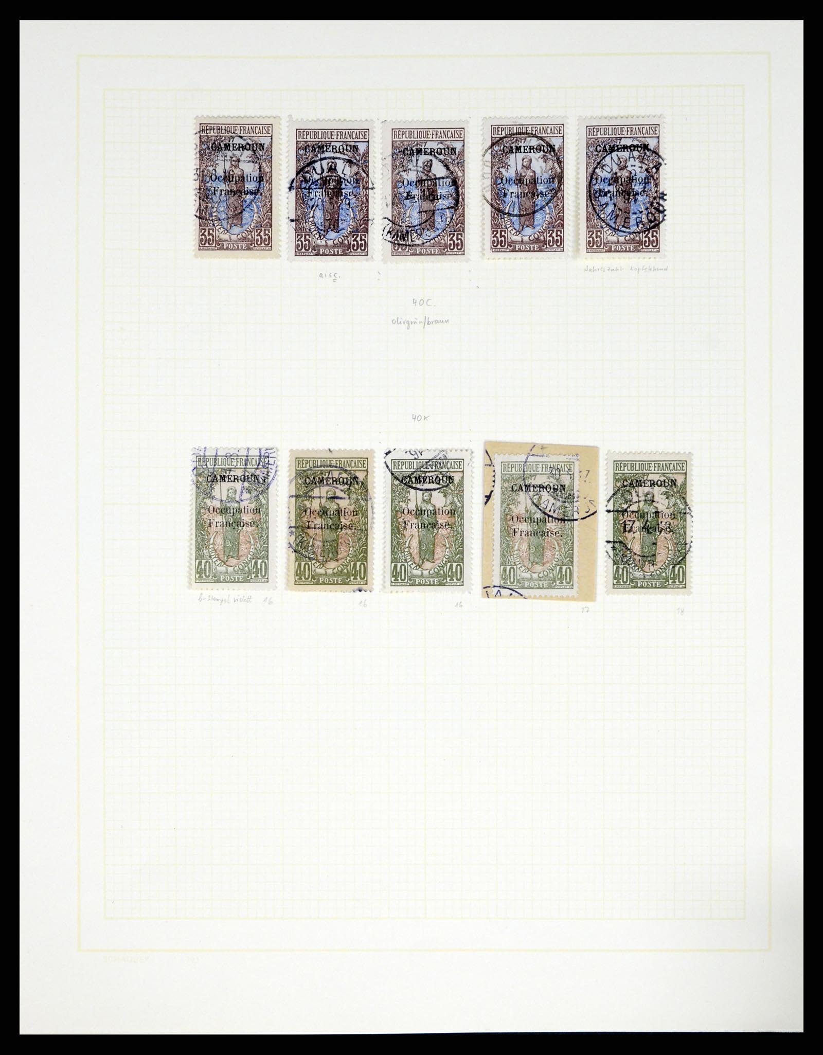 37590 095 - Stamp collection 37590 French Colonies 1849(!)-1975.
