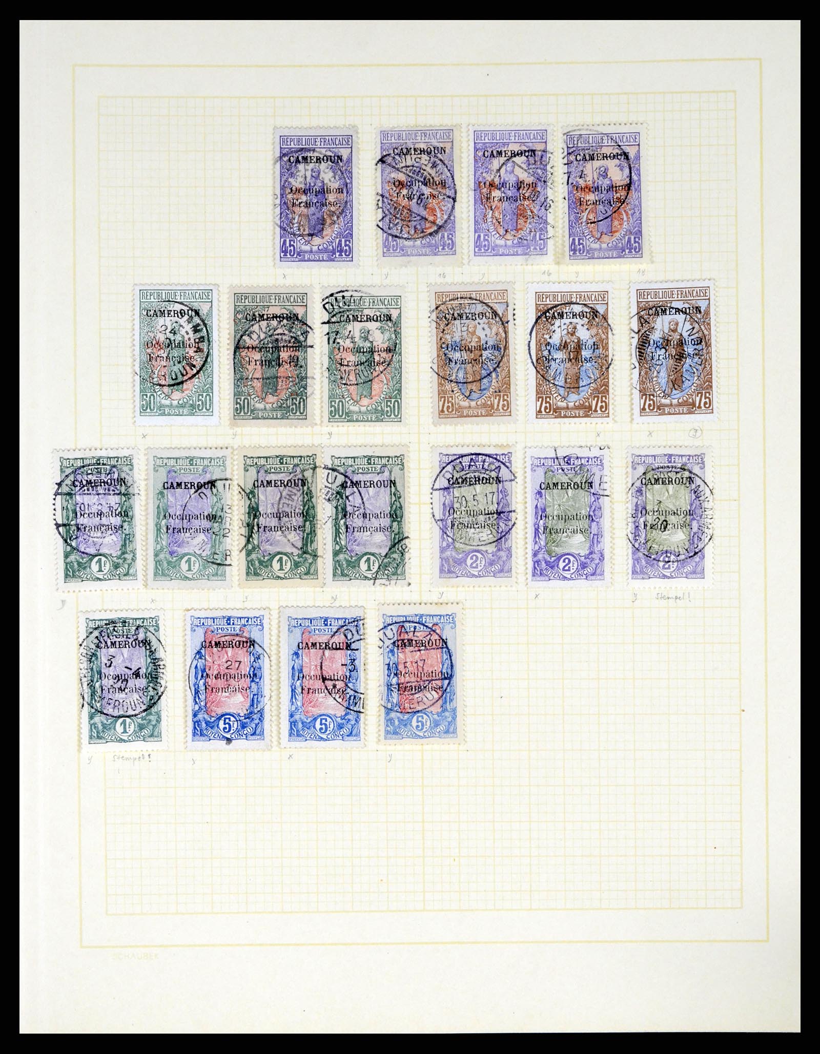 37590 096 - Stamp collection 37590 French Colonies 1849(!)-1975.