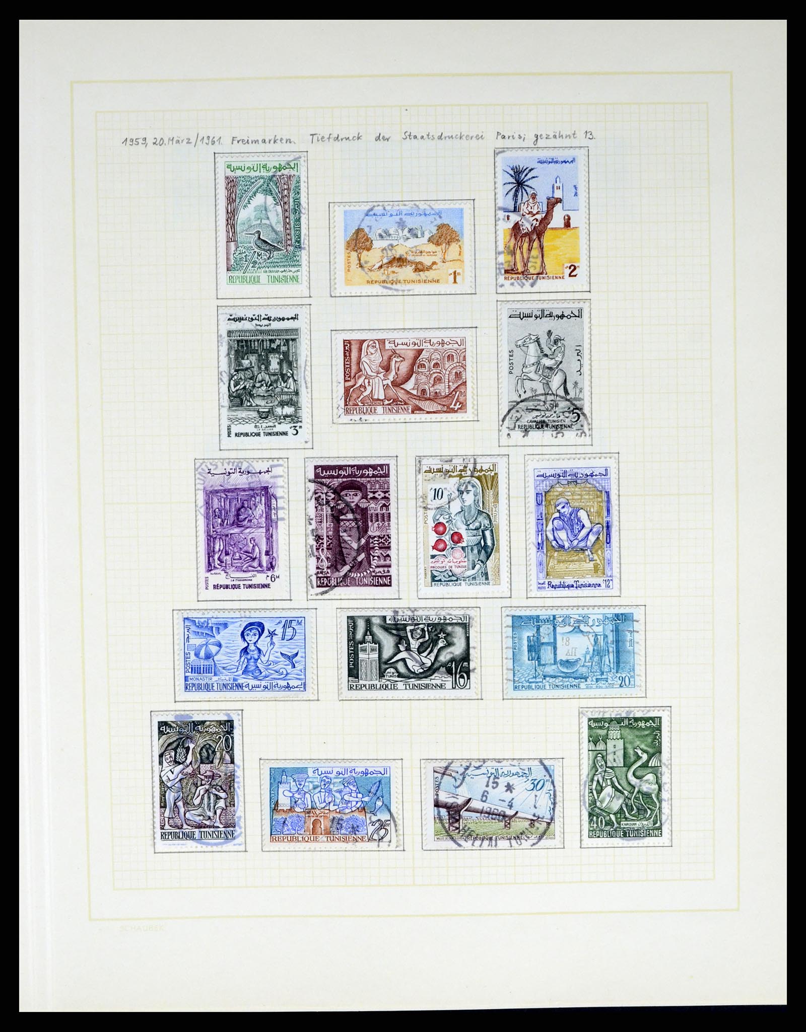 37590 601 - Stamp collection 37590 French Colonies 1849(!)-1975.