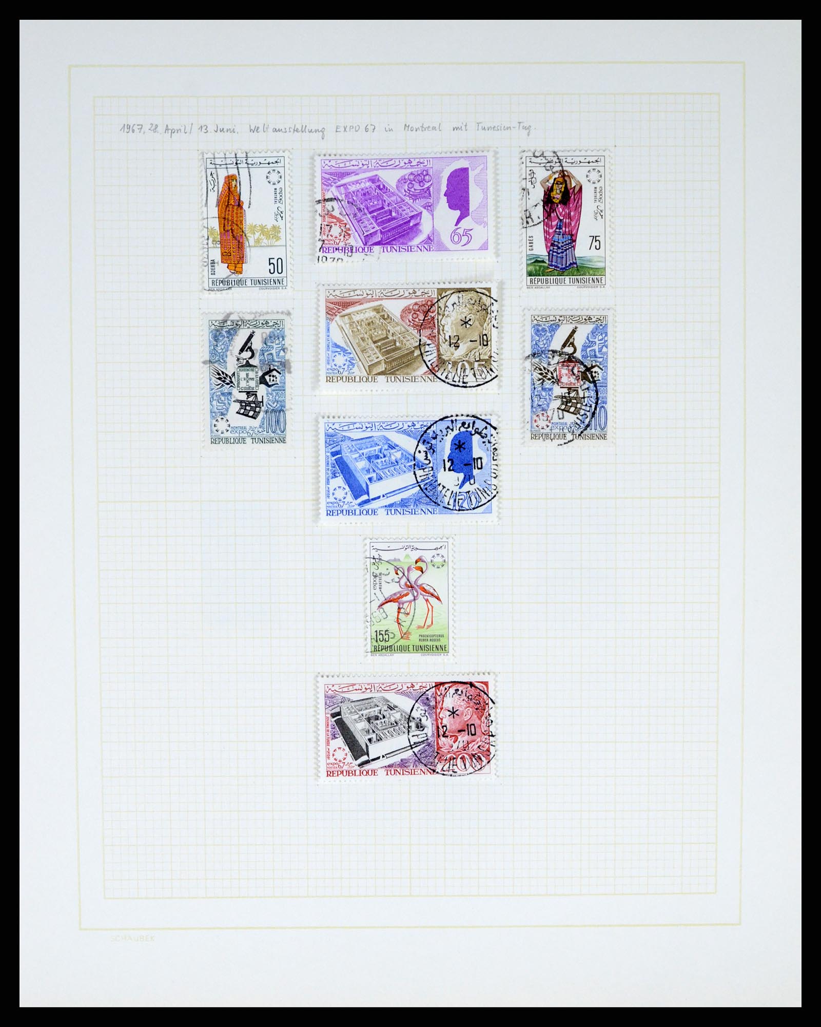 37590 621 - Postzegelverzameling 37590 Franse Kolonien 1849-1975.