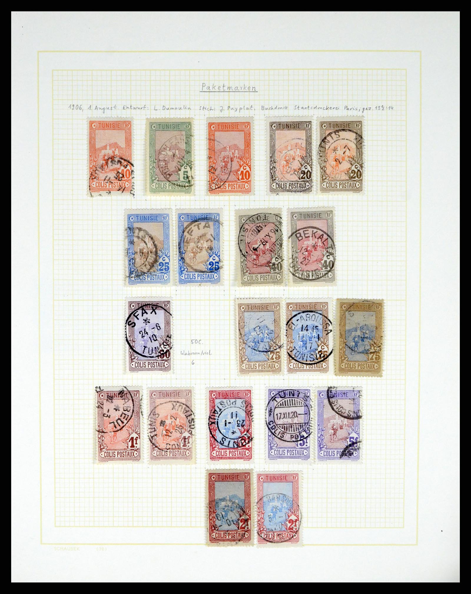 37590 626 - Postzegelverzameling 37590 Franse Kolonien 1849-1975.