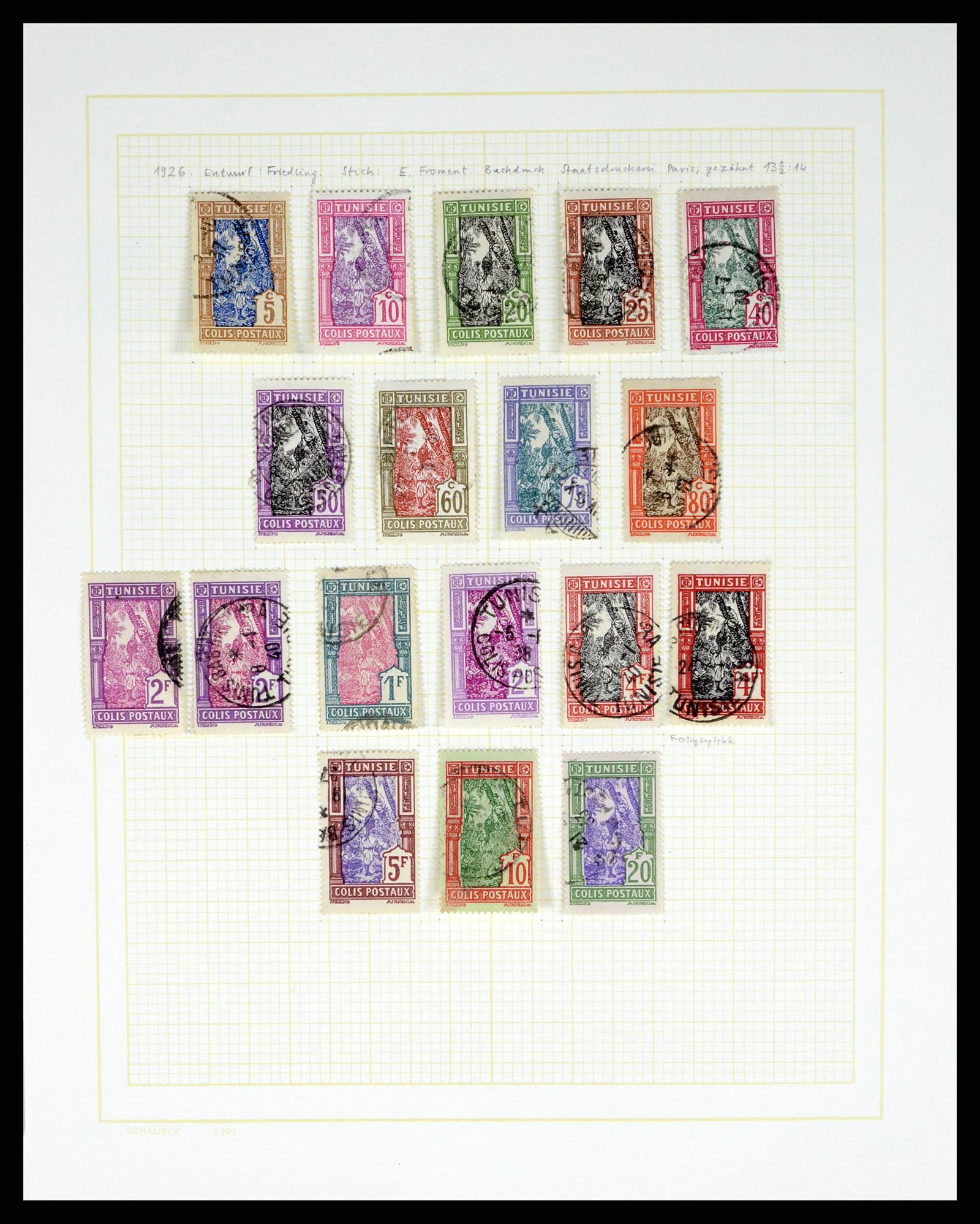 37590 627 - Postzegelverzameling 37590 Franse Kolonien 1849-1975.