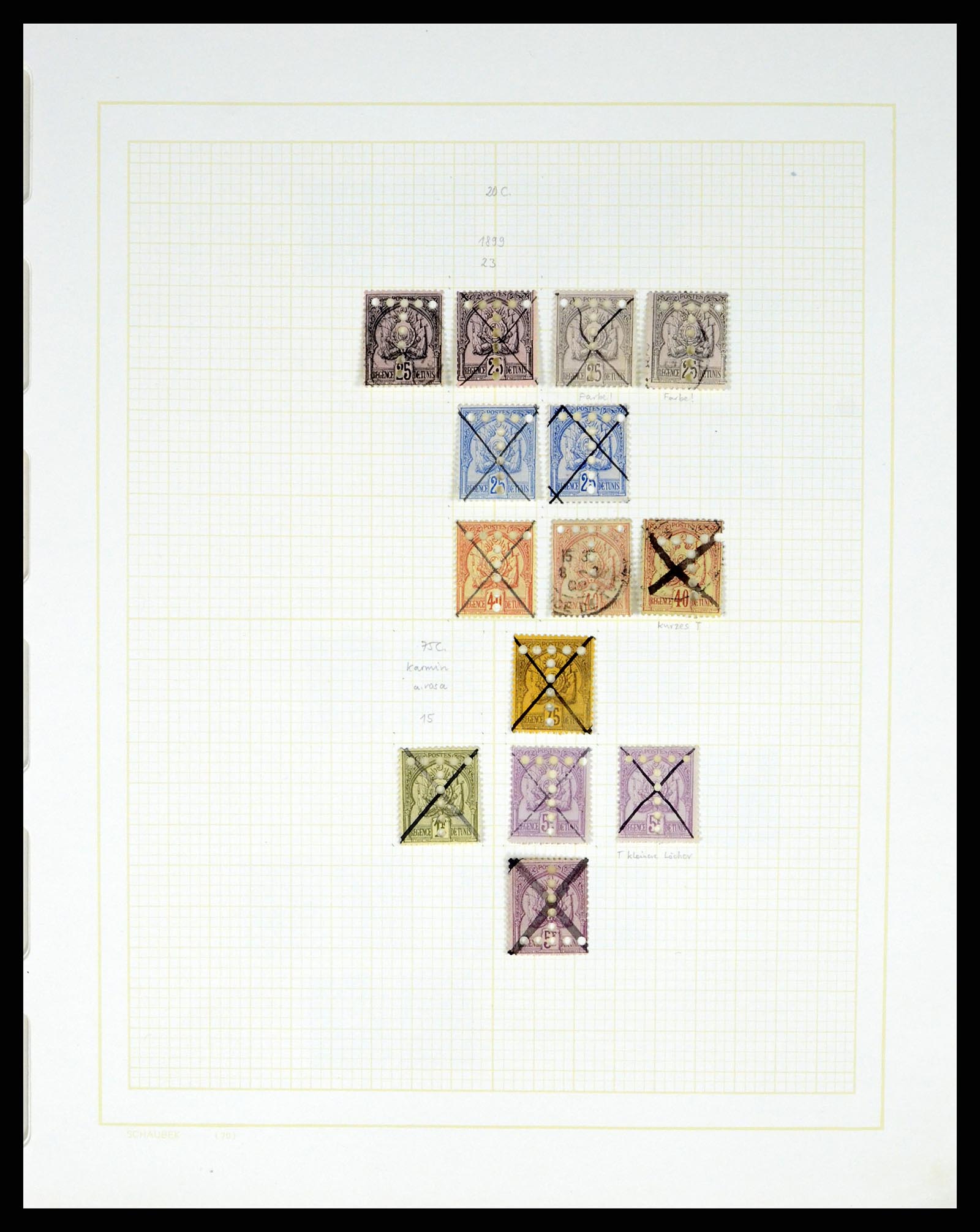 37590 630 - Postzegelverzameling 37590 Franse Kolonien 1849-1975.
