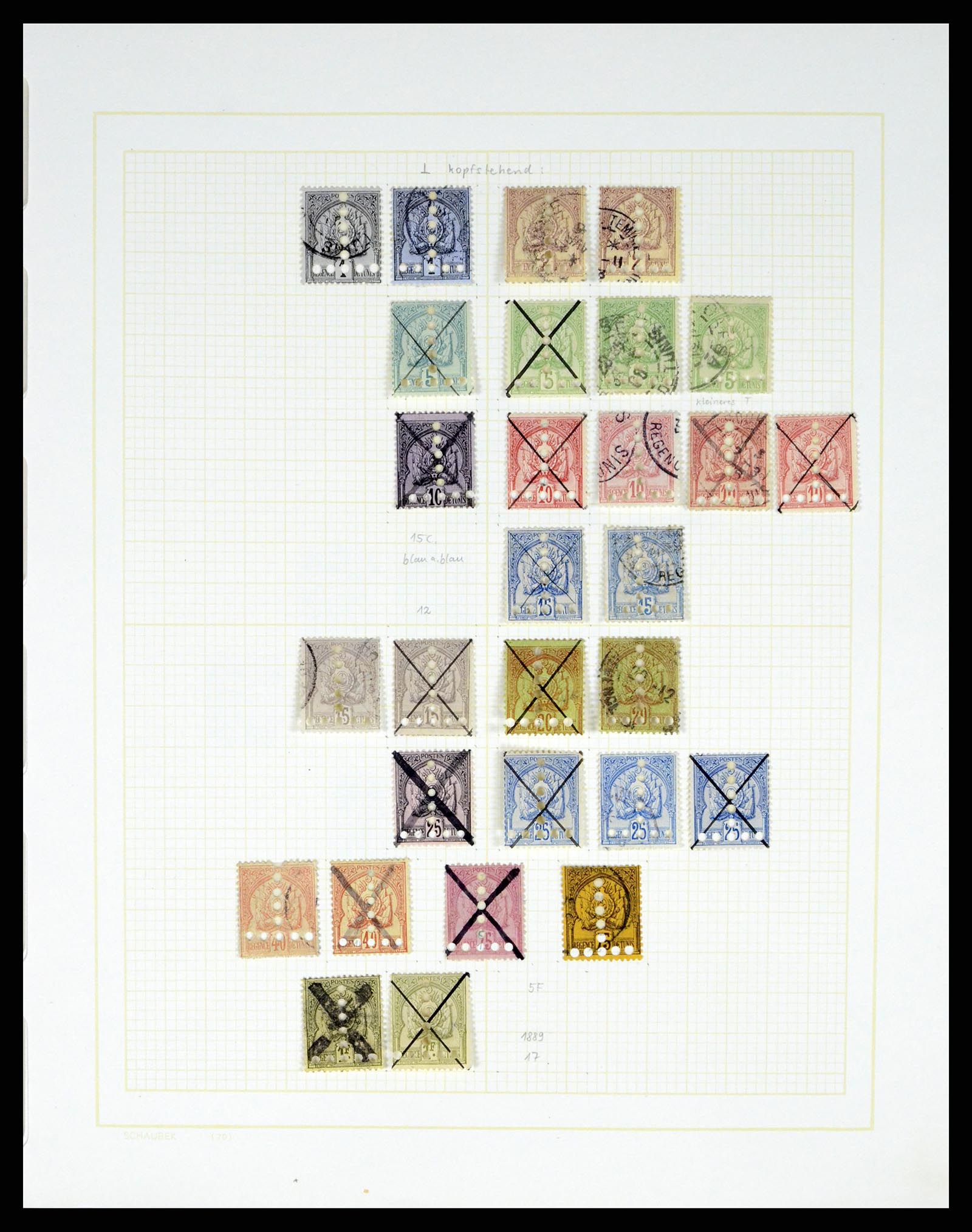 37590 631 - Postzegelverzameling 37590 Franse Kolonien 1849-1975.