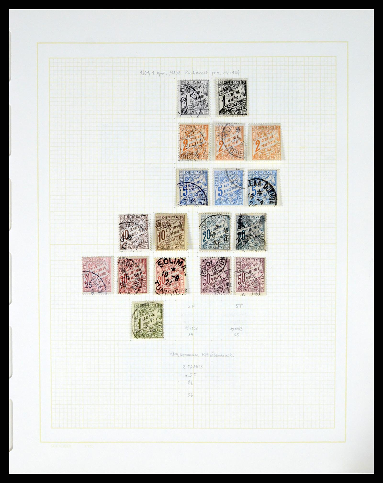 37590 632 - Postzegelverzameling 37590 Franse Kolonien 1849-1975.