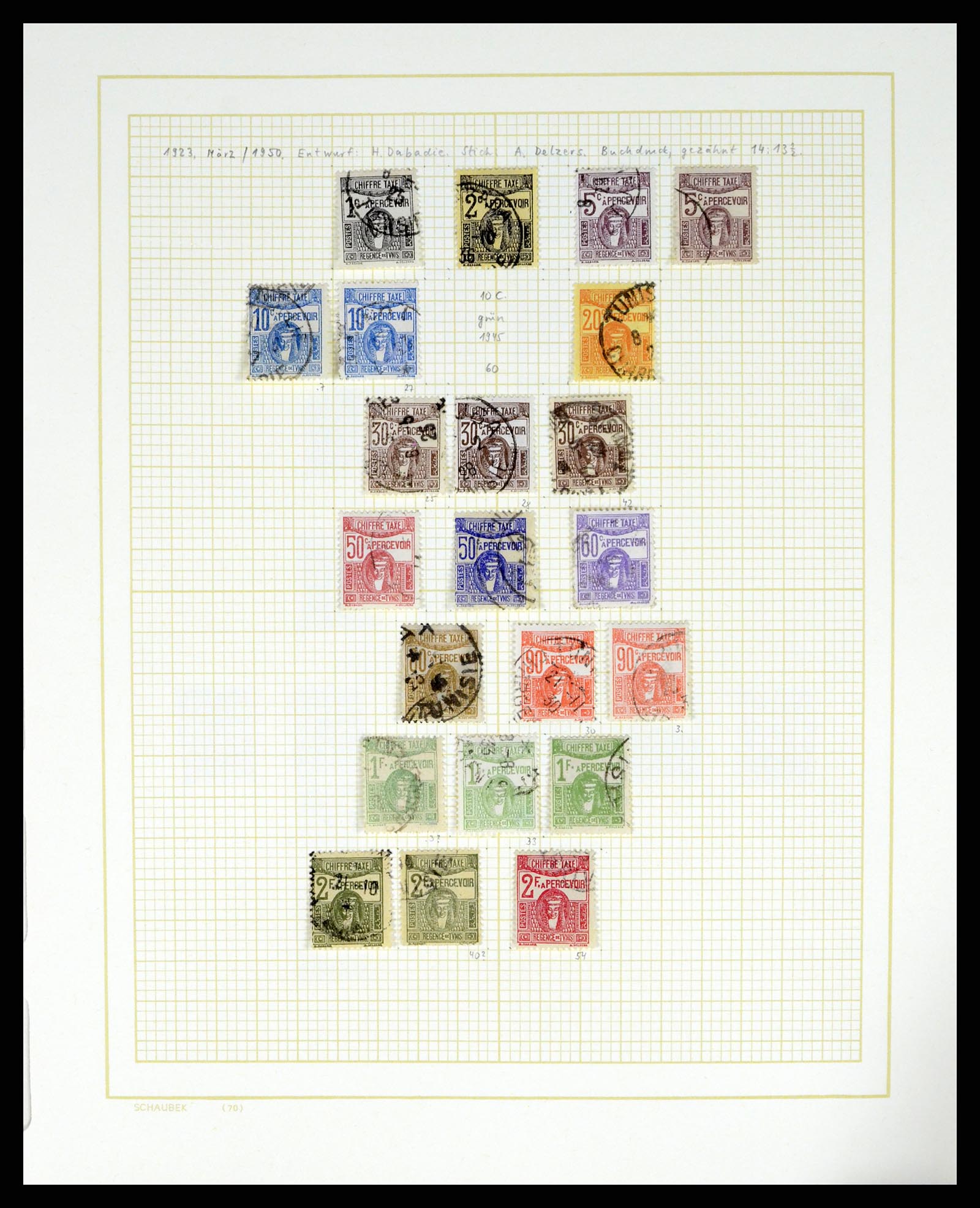 37590 633 - Postzegelverzameling 37590 Franse Kolonien 1849-1975.