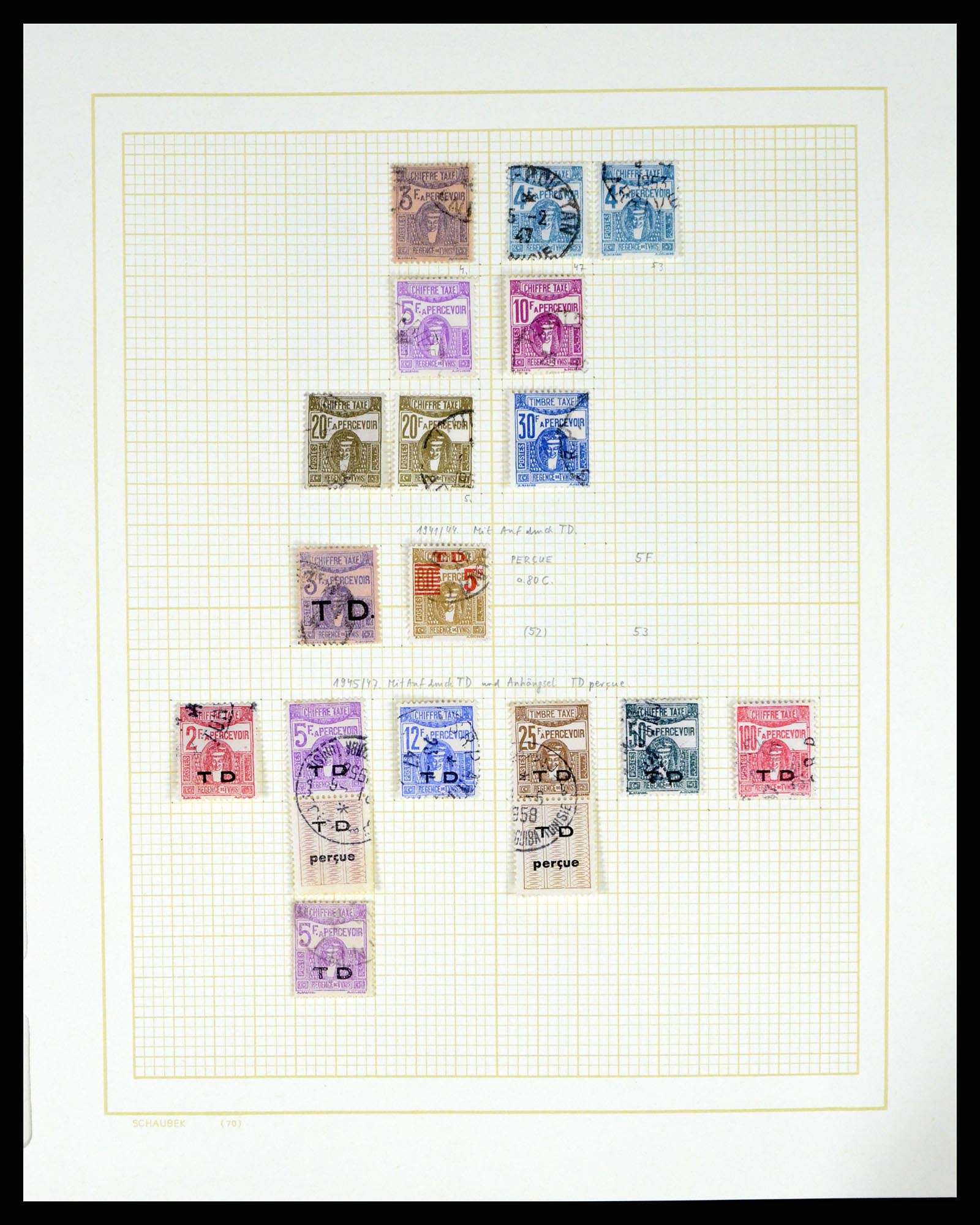 37590 634 - Postzegelverzameling 37590 Franse Kolonien 1849-1975.