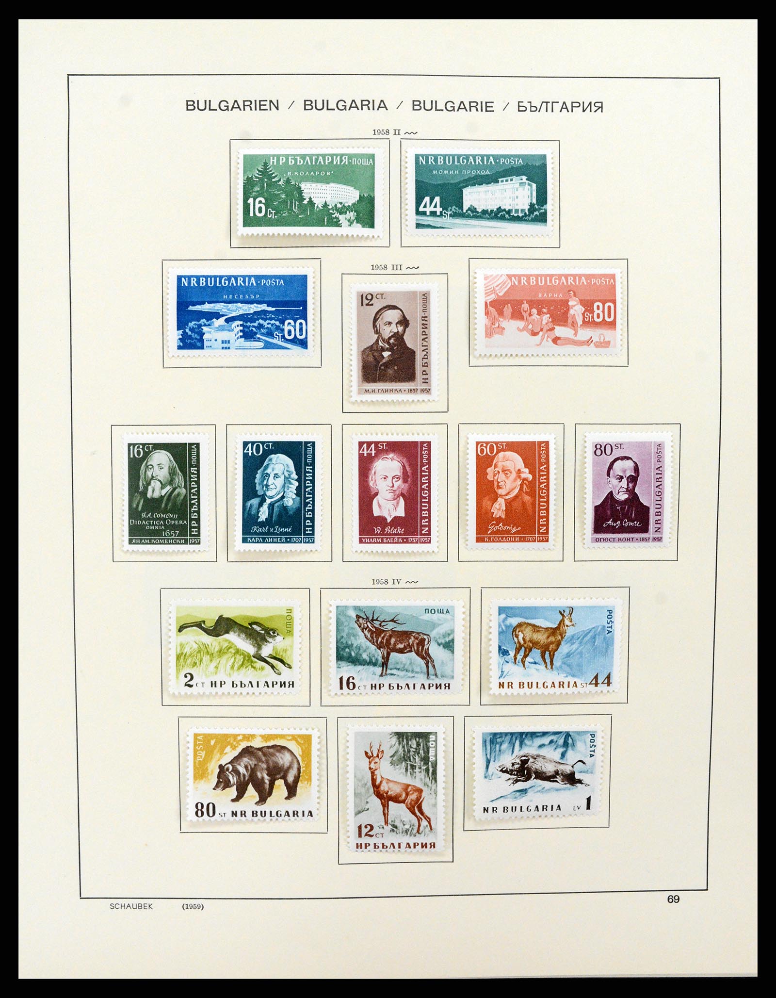 37591 073 - Postzegelverzameling 37591 Bulgarije 1879-2015.