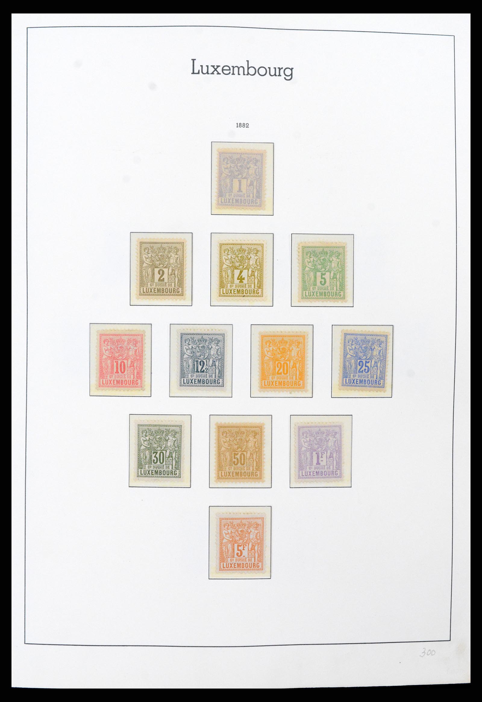 37592 004 - Postzegelverzameling 37592 Luxemburg 1852-1999.