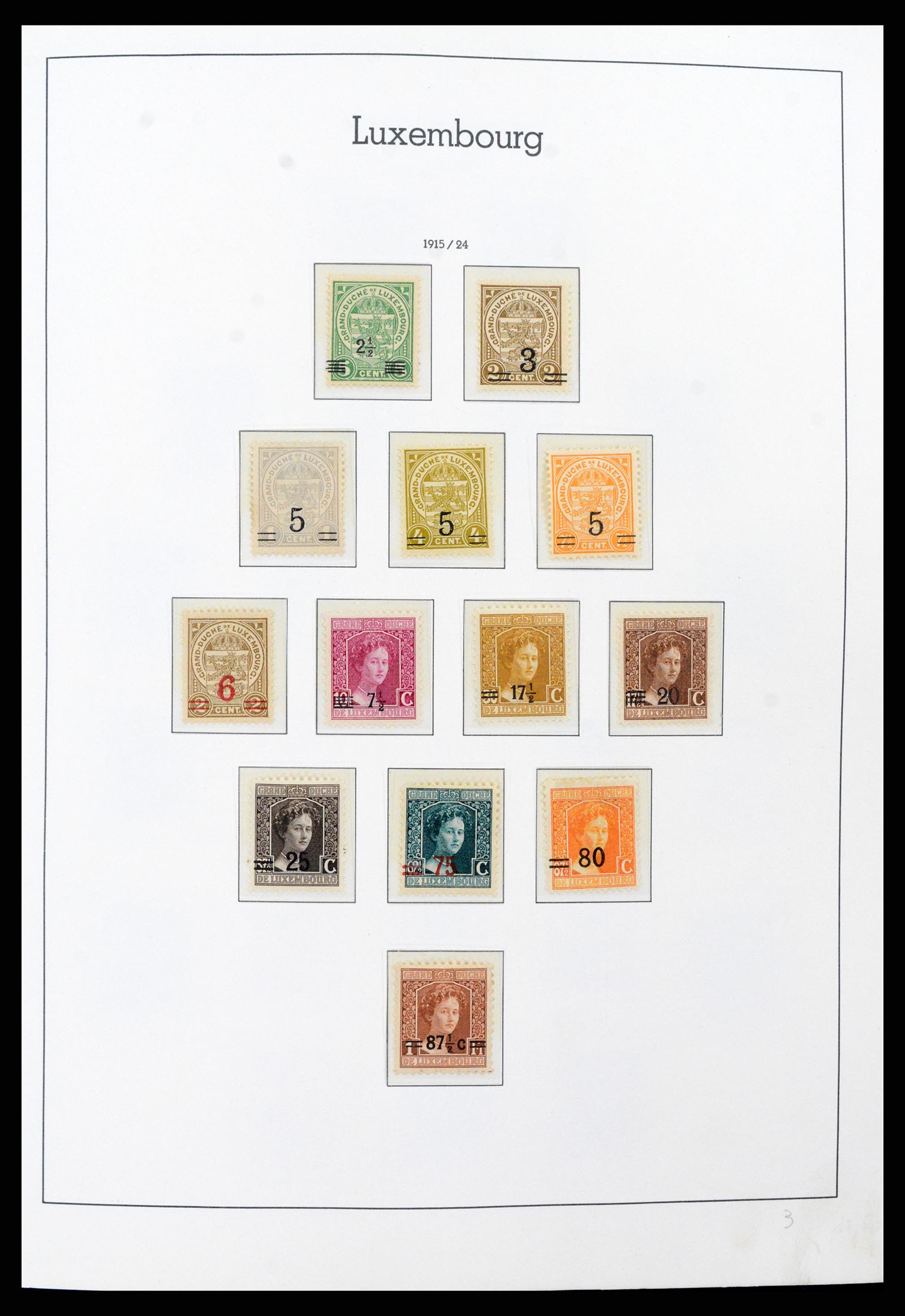 37592 008 - Postzegelverzameling 37592 Luxemburg 1852-1999.