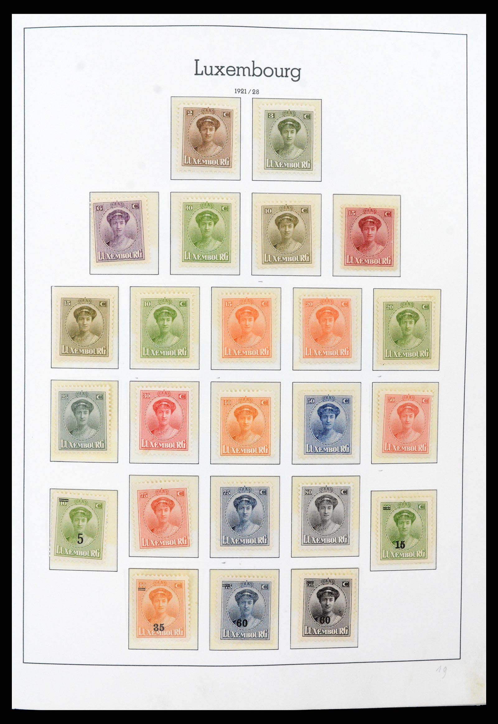 37592 009 - Postzegelverzameling 37592 Luxemburg 1852-1999.