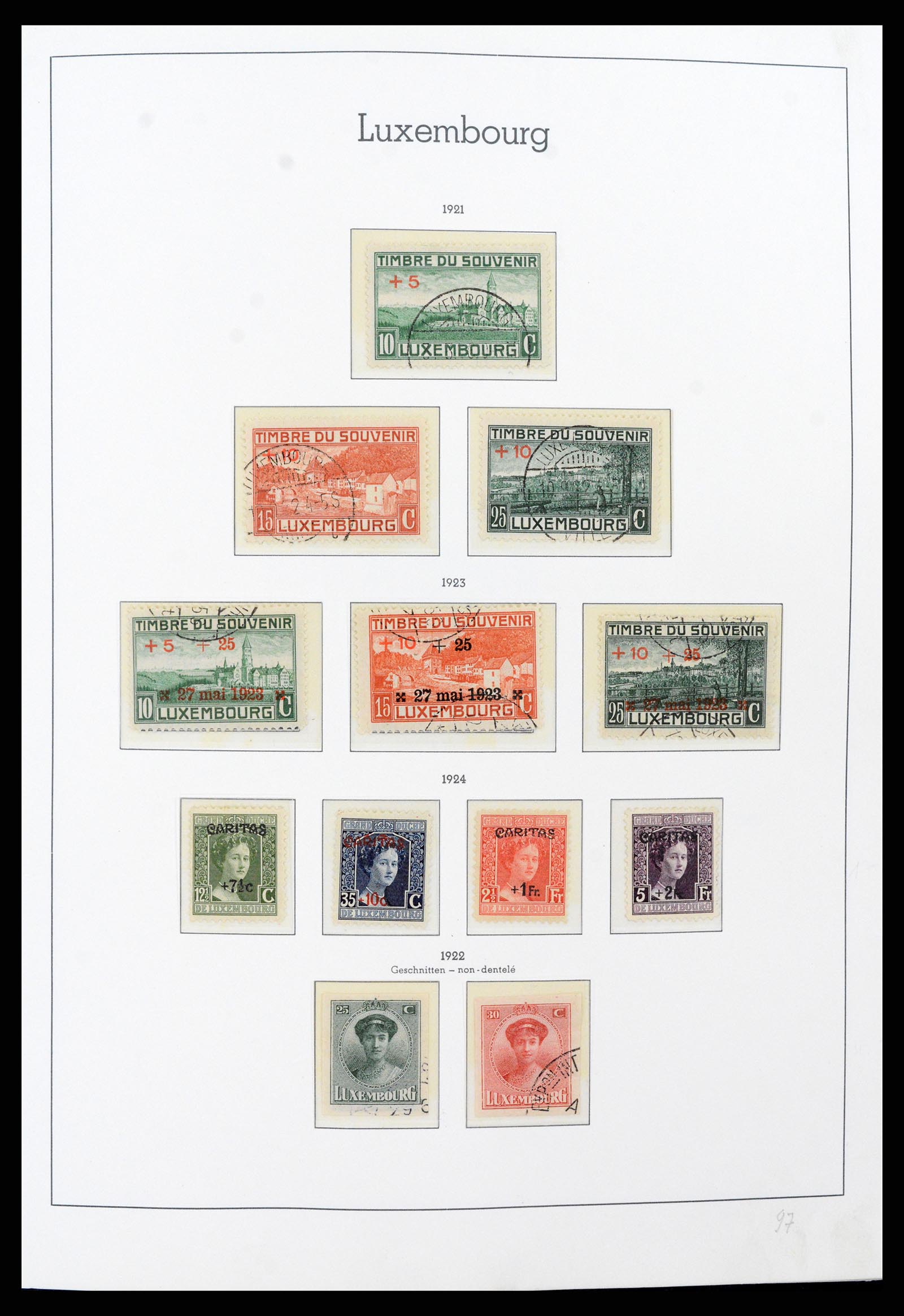 37592 011 - Postzegelverzameling 37592 Luxemburg 1852-1999.