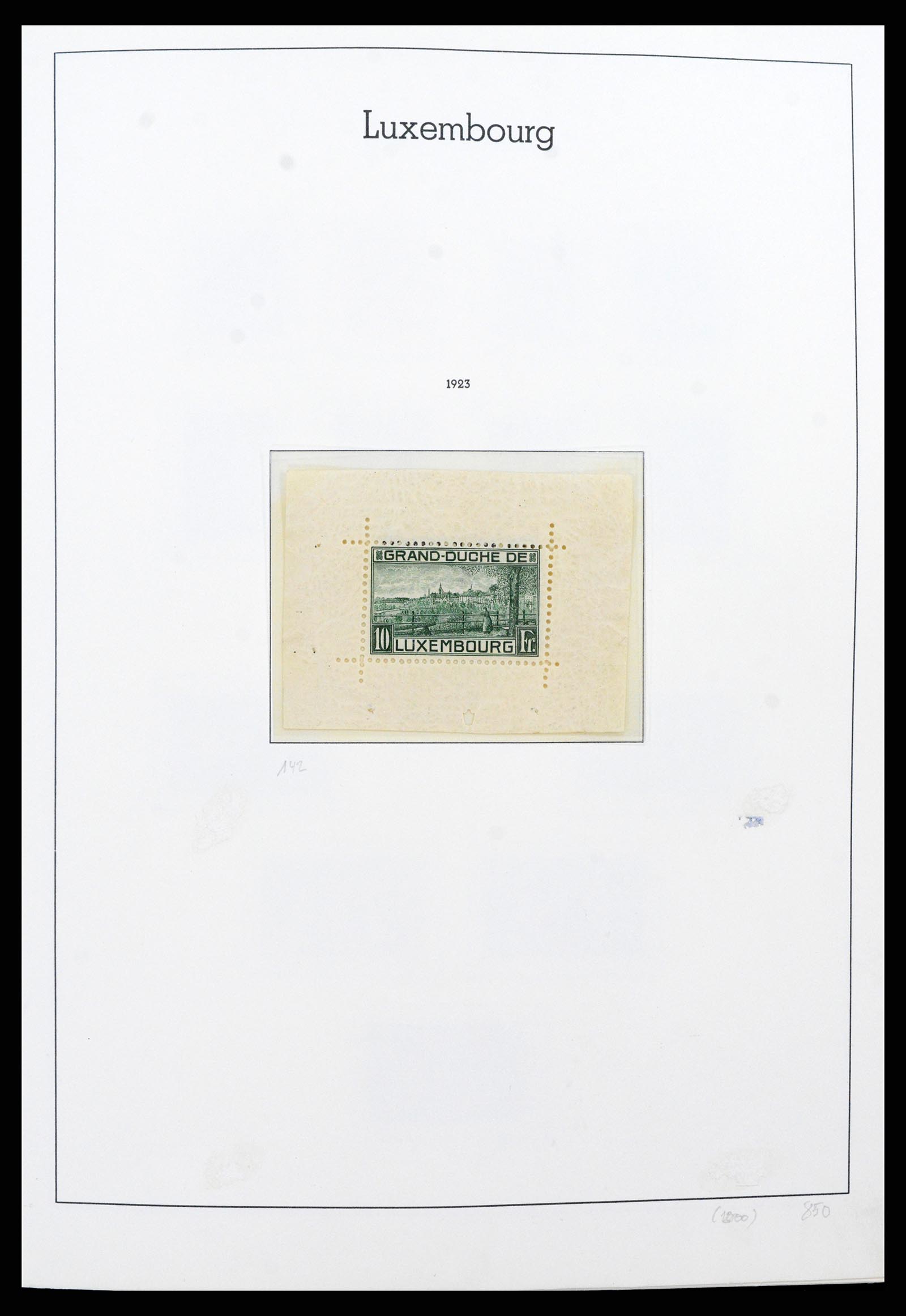 37592 012 - Postzegelverzameling 37592 Luxemburg 1852-1999.