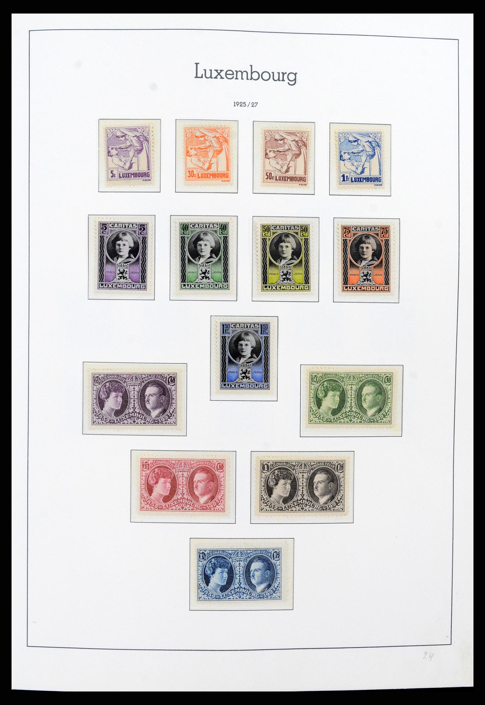 37592 013 - Postzegelverzameling 37592 Luxemburg 1852-1999.
