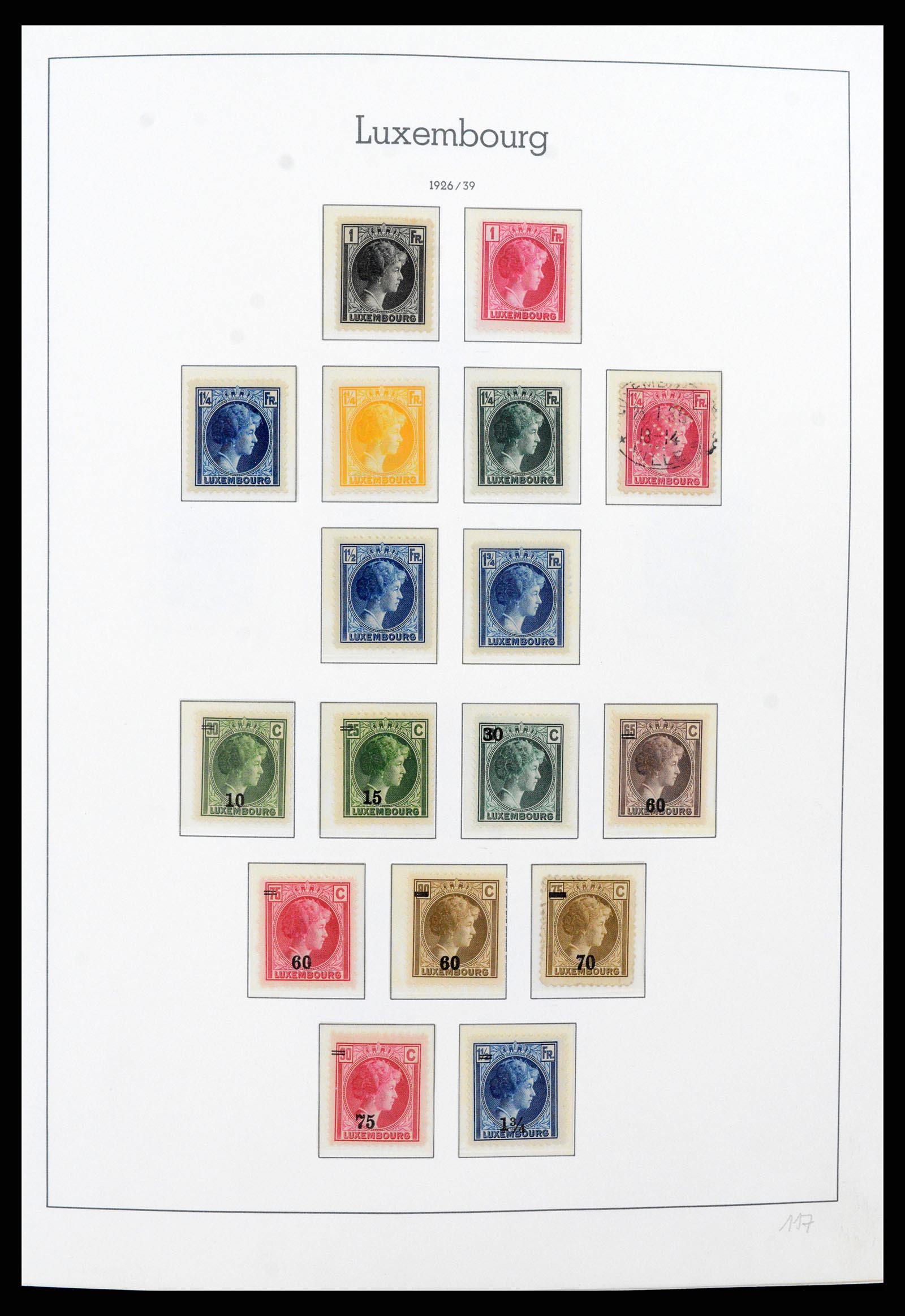 37592 015 - Postzegelverzameling 37592 Luxemburg 1852-1999.