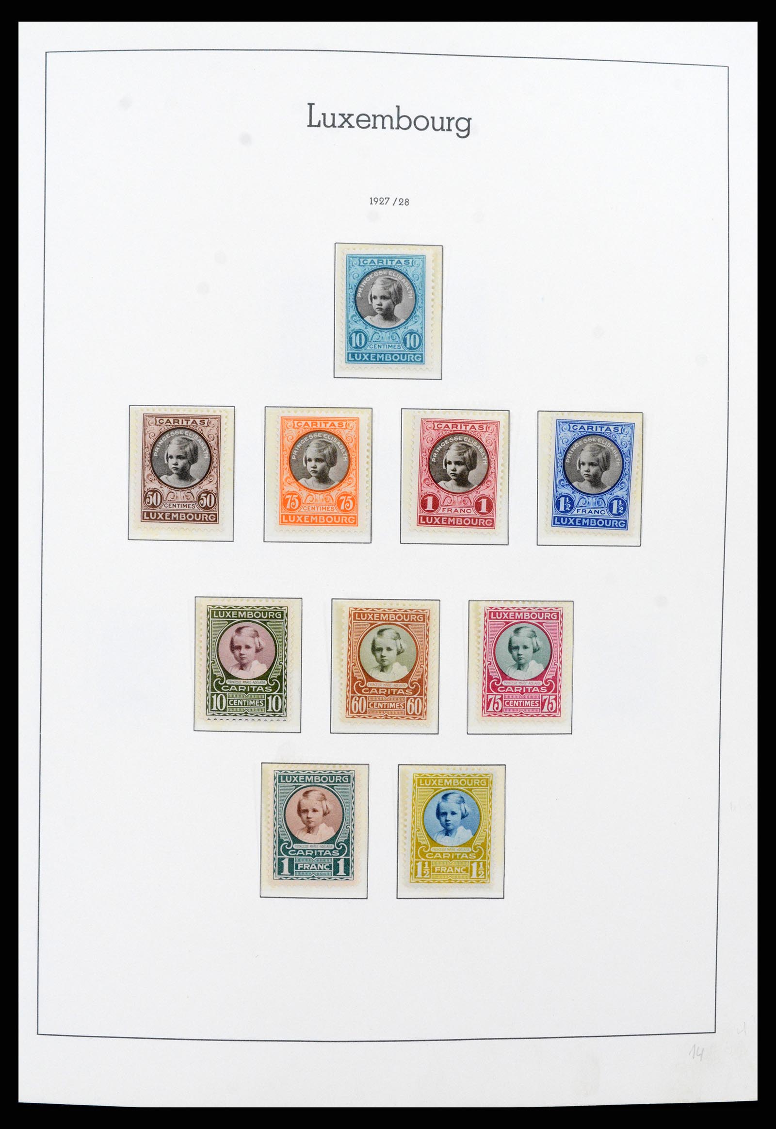 37592 016 - Postzegelverzameling 37592 Luxemburg 1852-1999.
