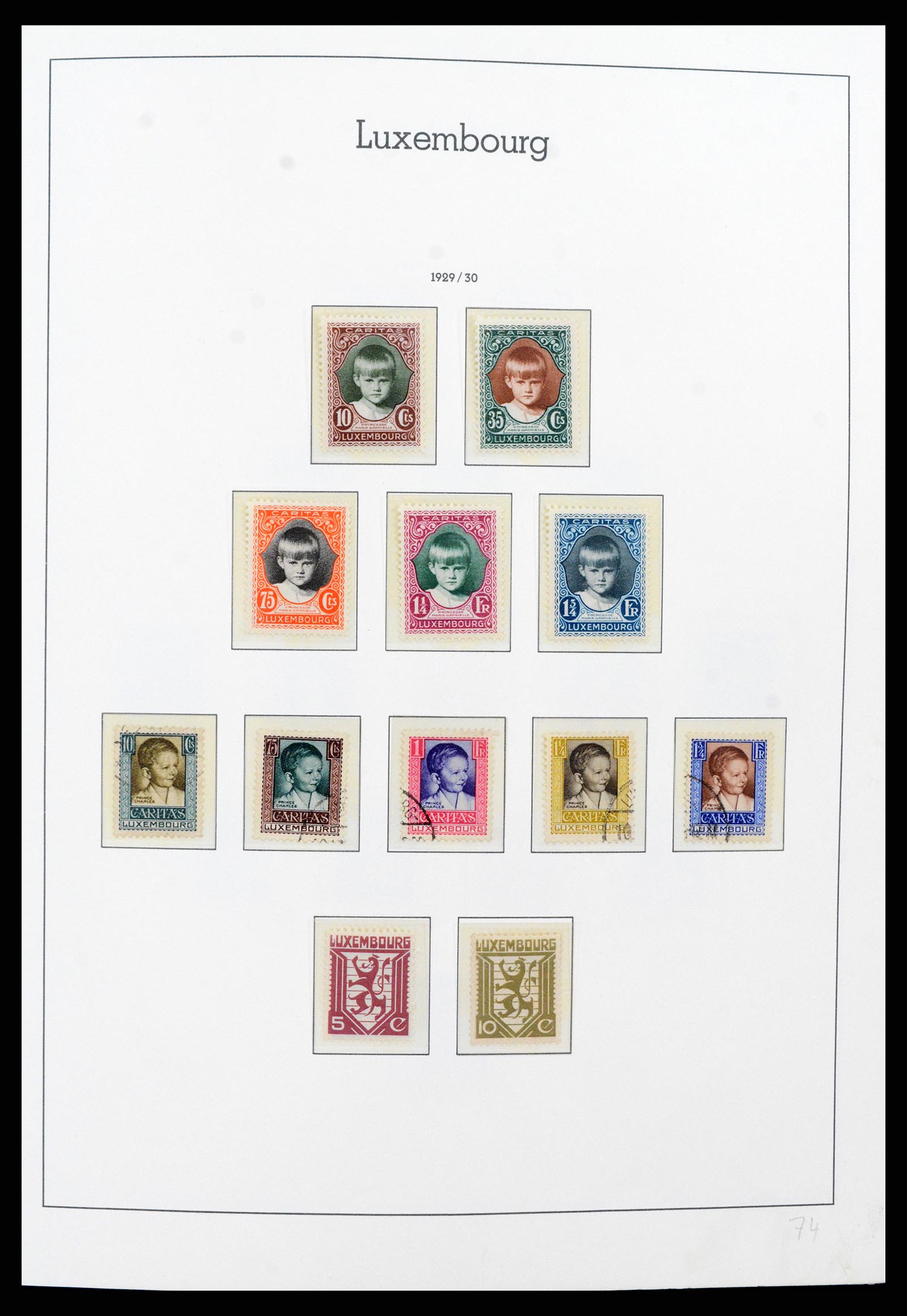 37592 017 - Postzegelverzameling 37592 Luxemburg 1852-1999.