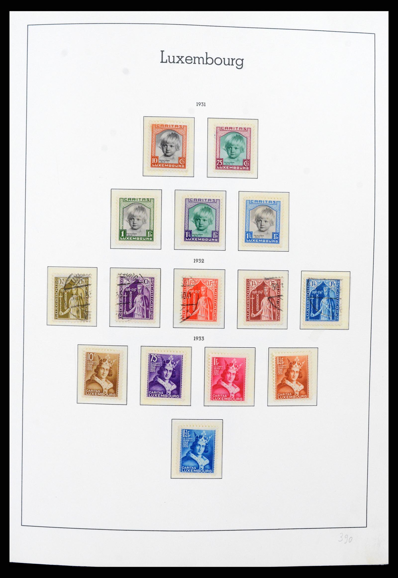 37592 018 - Postzegelverzameling 37592 Luxemburg 1852-1999.