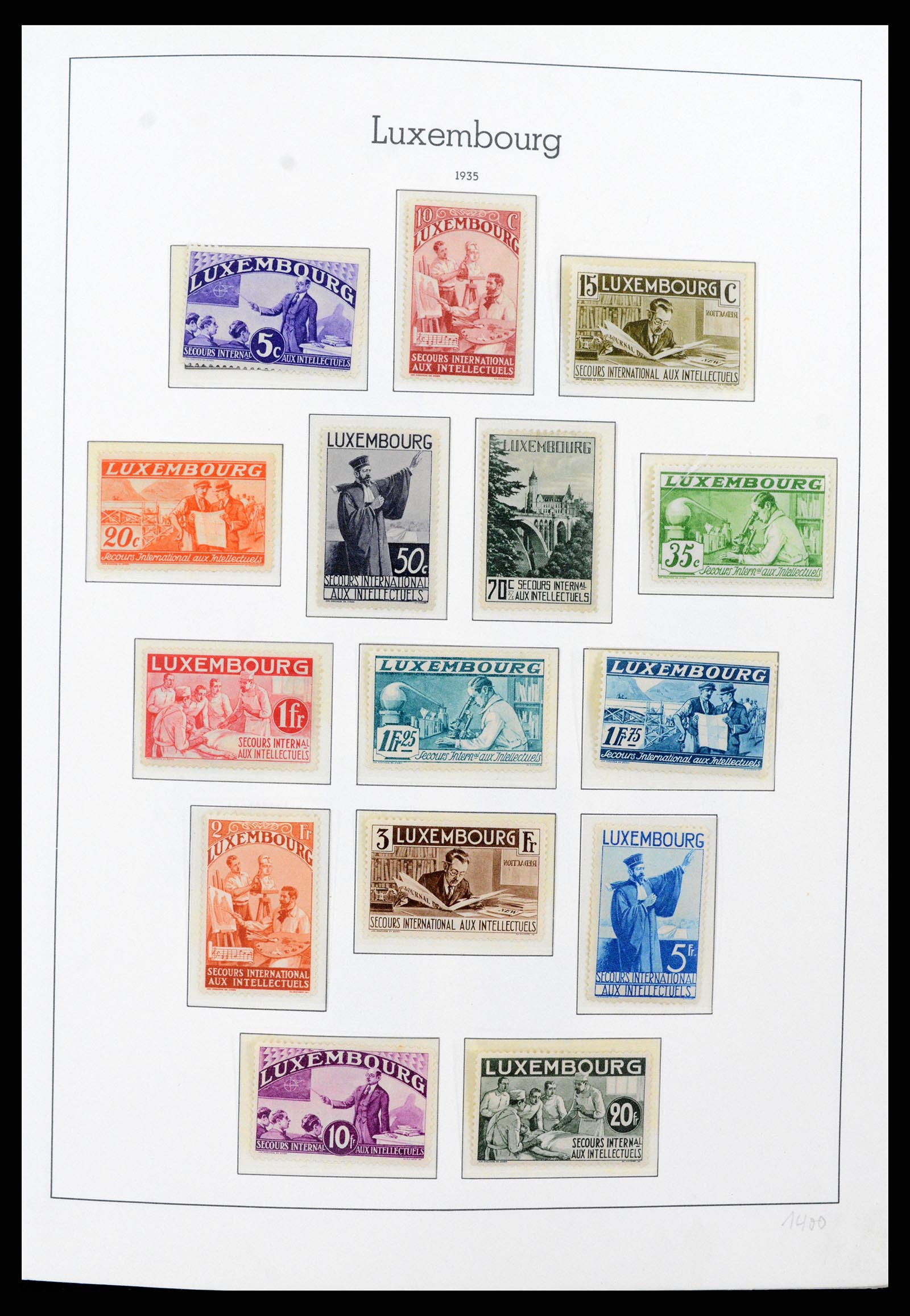 37592 021 - Postzegelverzameling 37592 Luxemburg 1852-1999.