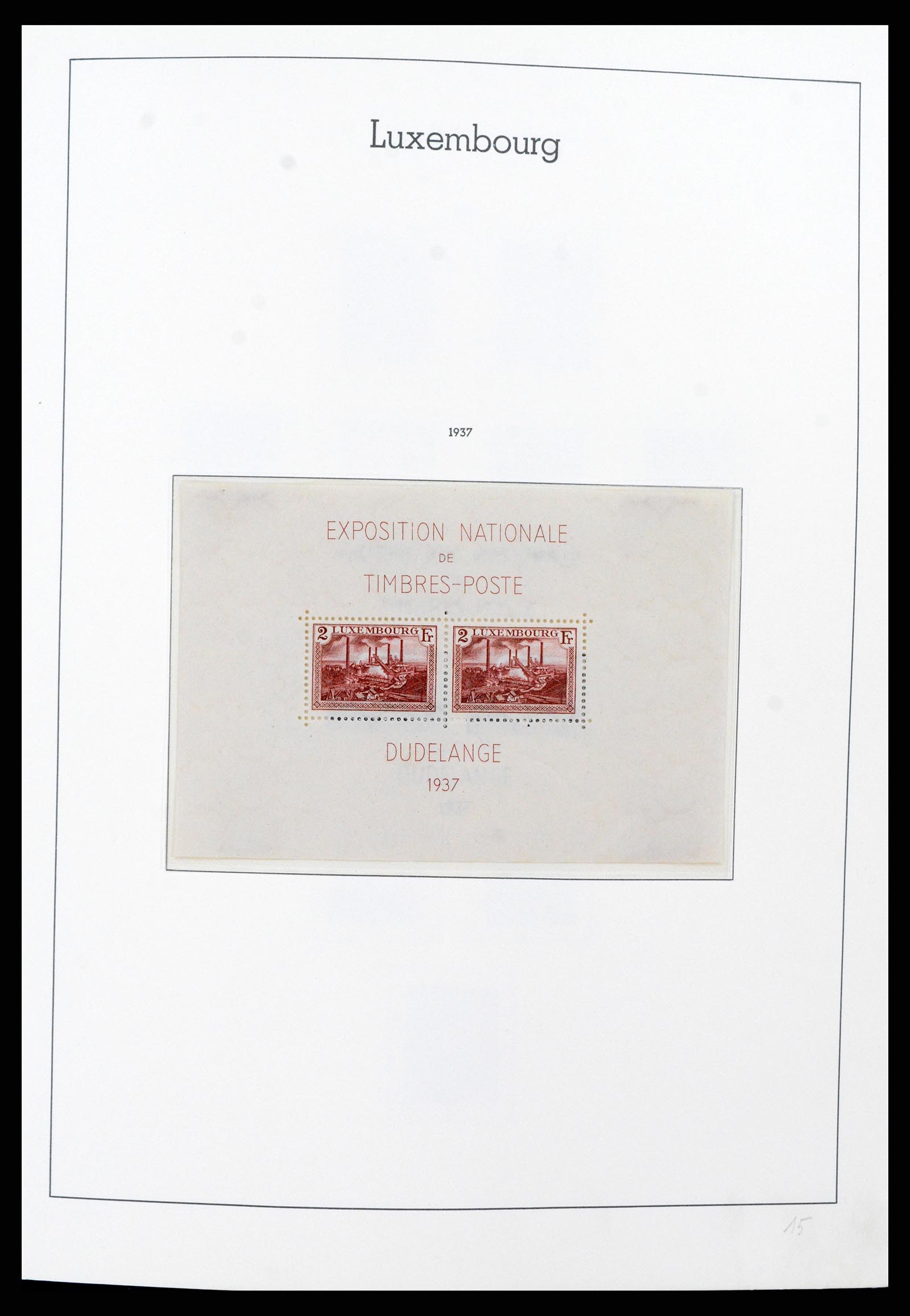 37592 023 - Postzegelverzameling 37592 Luxemburg 1852-1999.