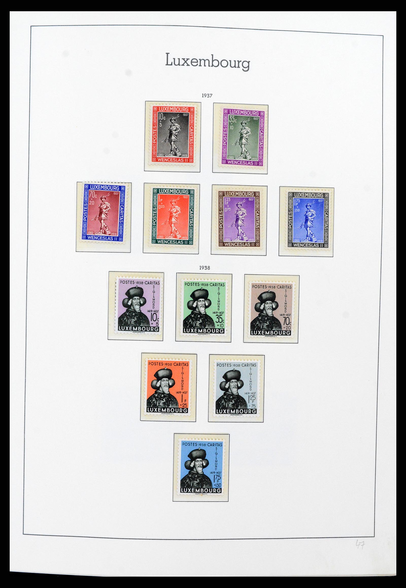 37592 024 - Postzegelverzameling 37592 Luxemburg 1852-1999.
