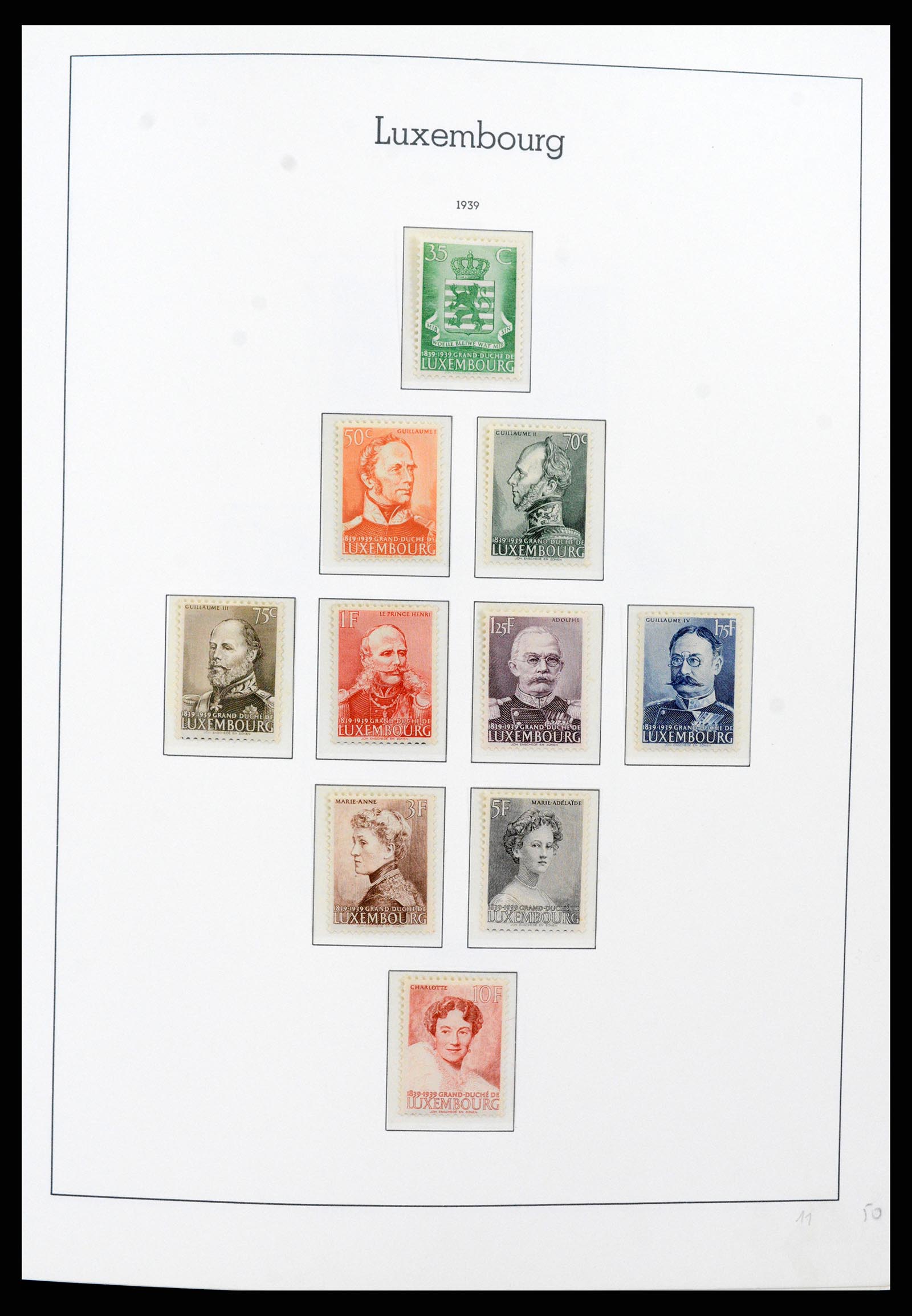 37592 026 - Postzegelverzameling 37592 Luxemburg 1852-1999.