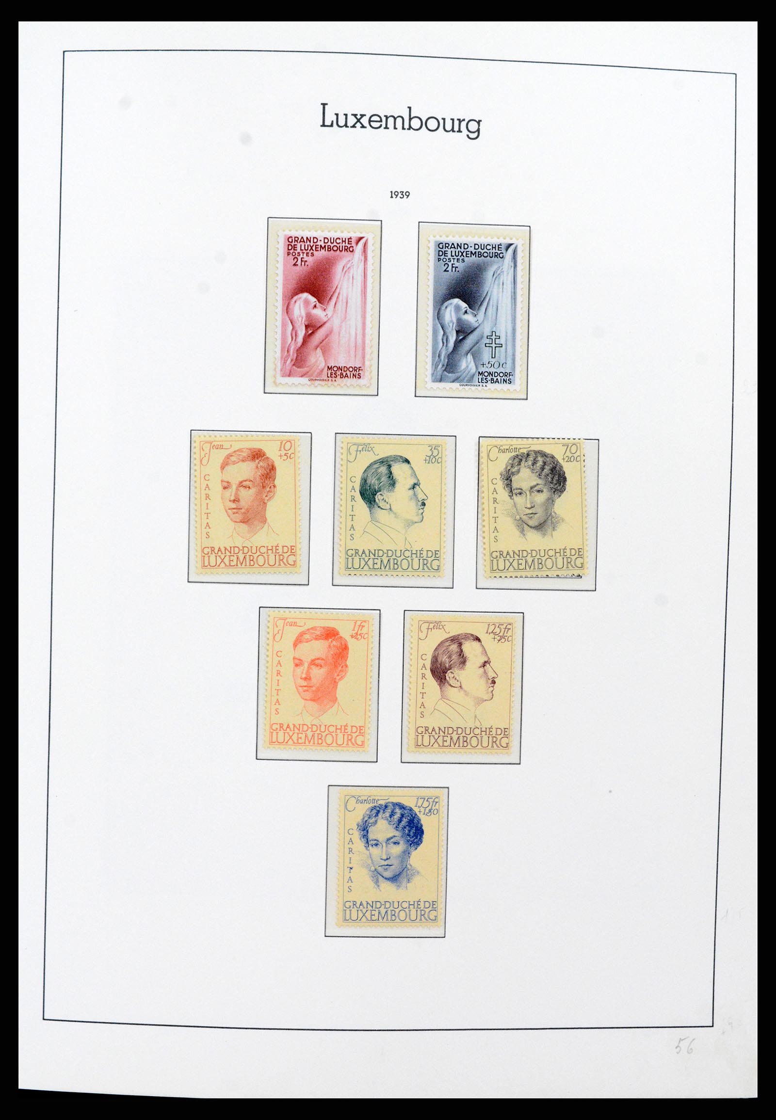 37592 027 - Postzegelverzameling 37592 Luxemburg 1852-1999.