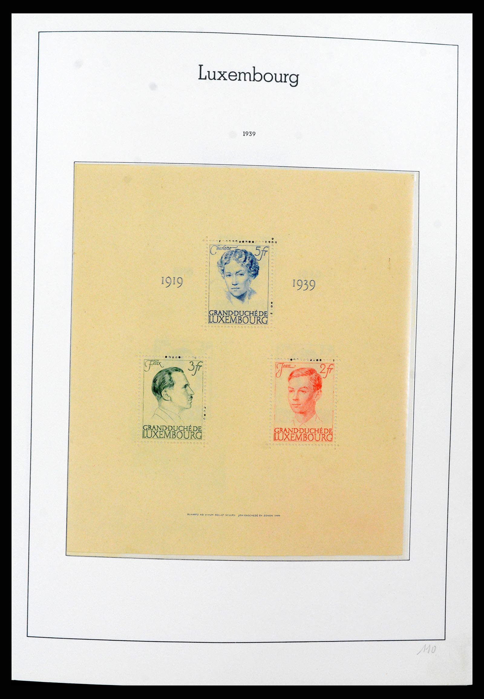 37592 028 - Postzegelverzameling 37592 Luxemburg 1852-1999.