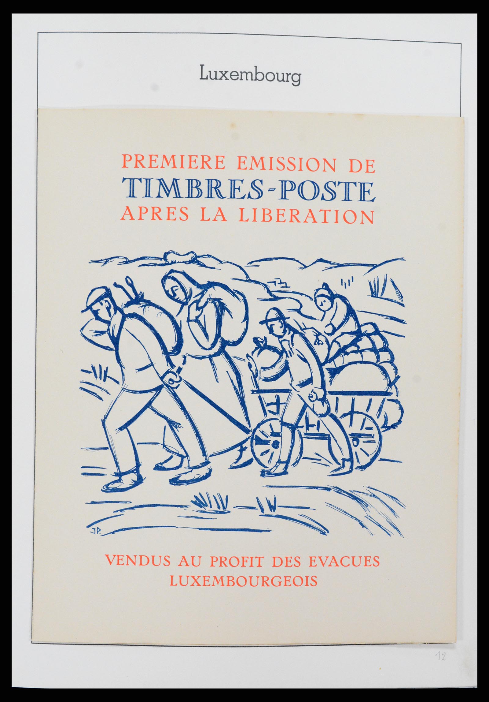 37592 032 - Postzegelverzameling 37592 Luxemburg 1852-1999.