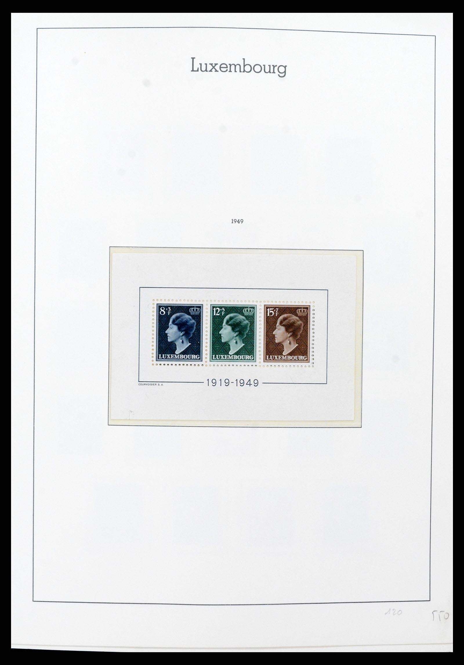 37592 041 - Postzegelverzameling 37592 Luxemburg 1852-1999.