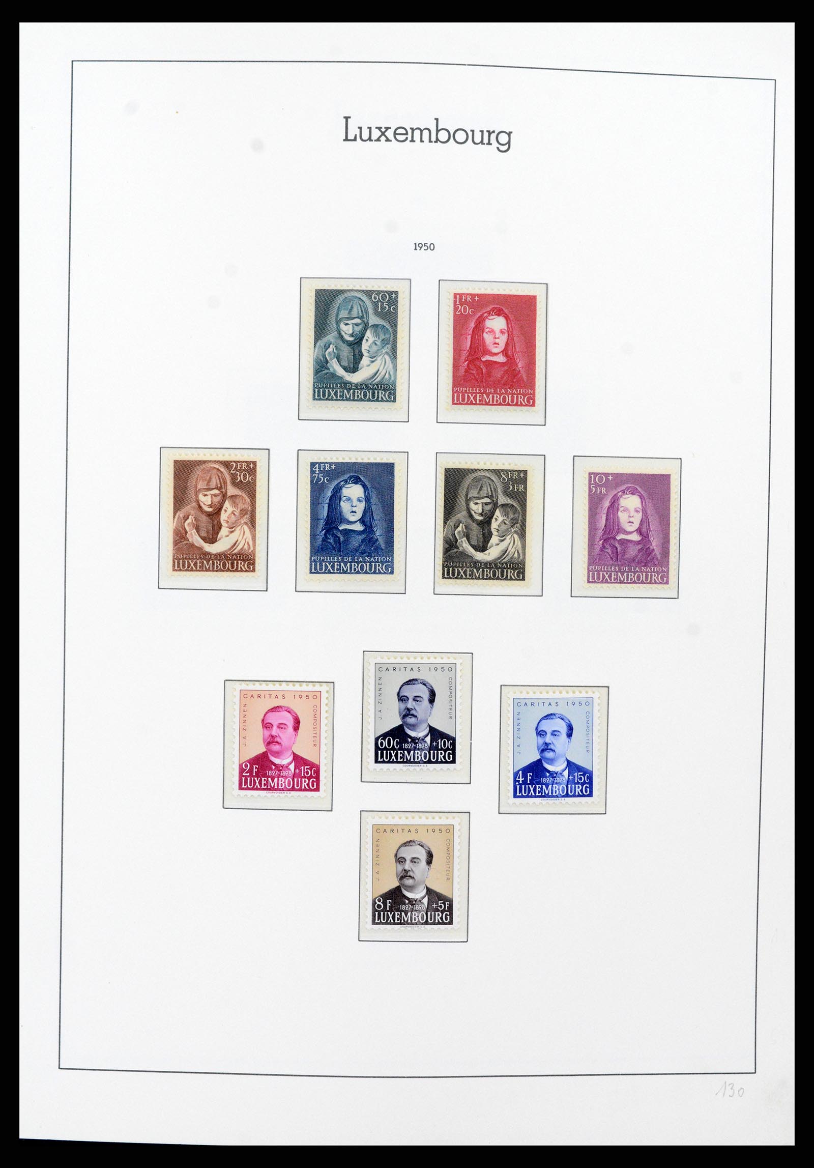 37592 043 - Postzegelverzameling 37592 Luxemburg 1852-1999.