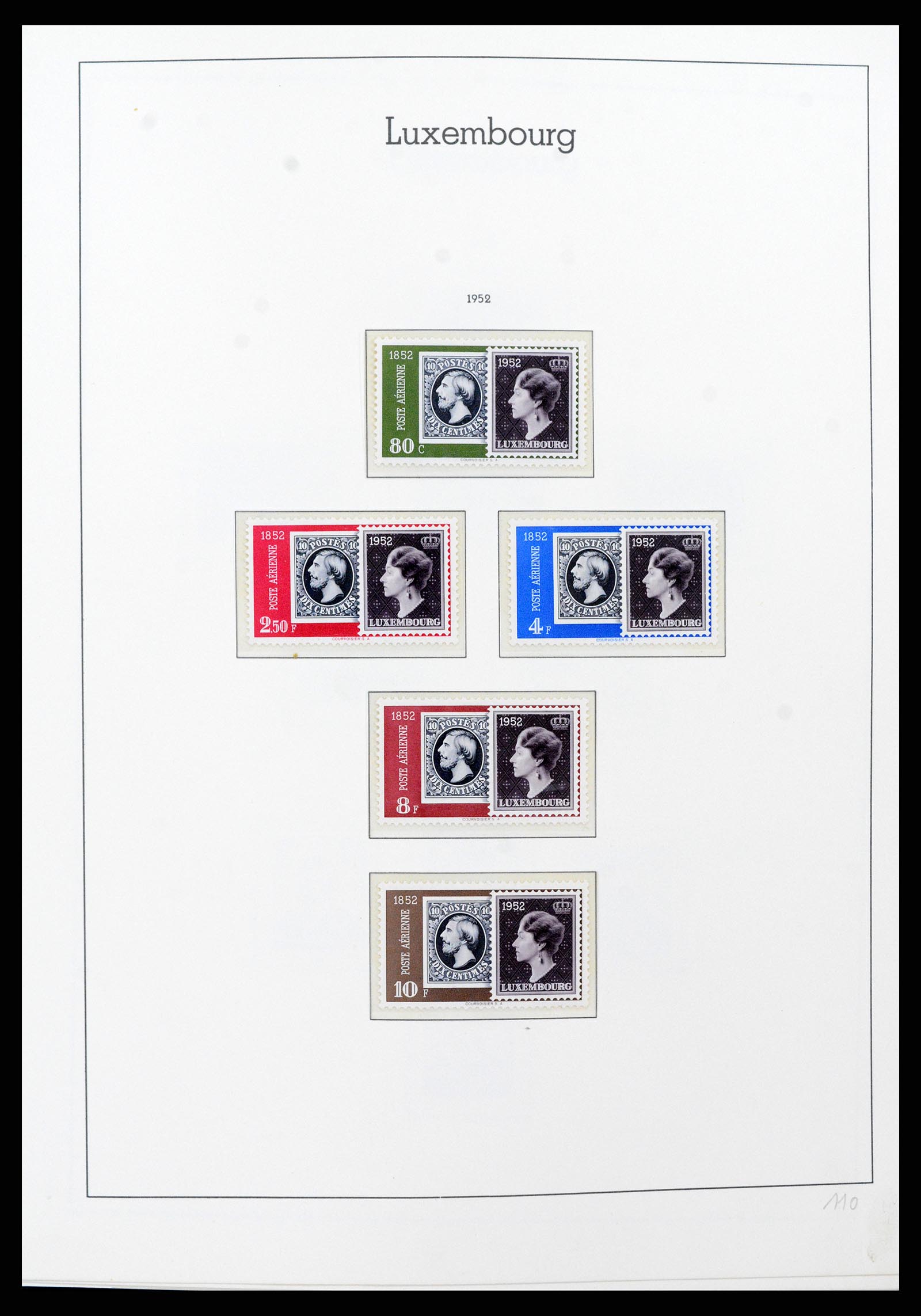 37592 046 - Postzegelverzameling 37592 Luxemburg 1852-1999.