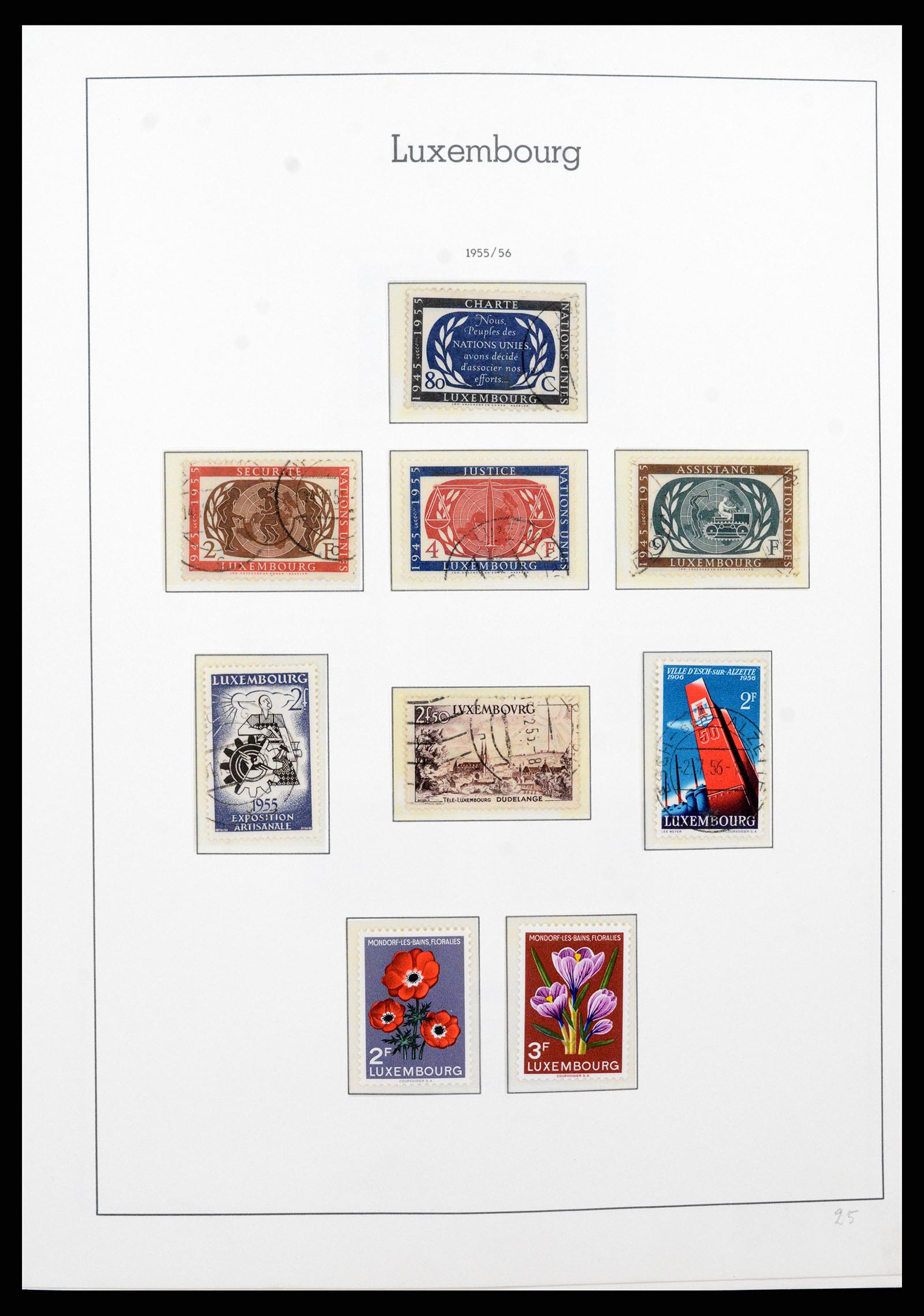37592 051 - Postzegelverzameling 37592 Luxemburg 1852-1999.