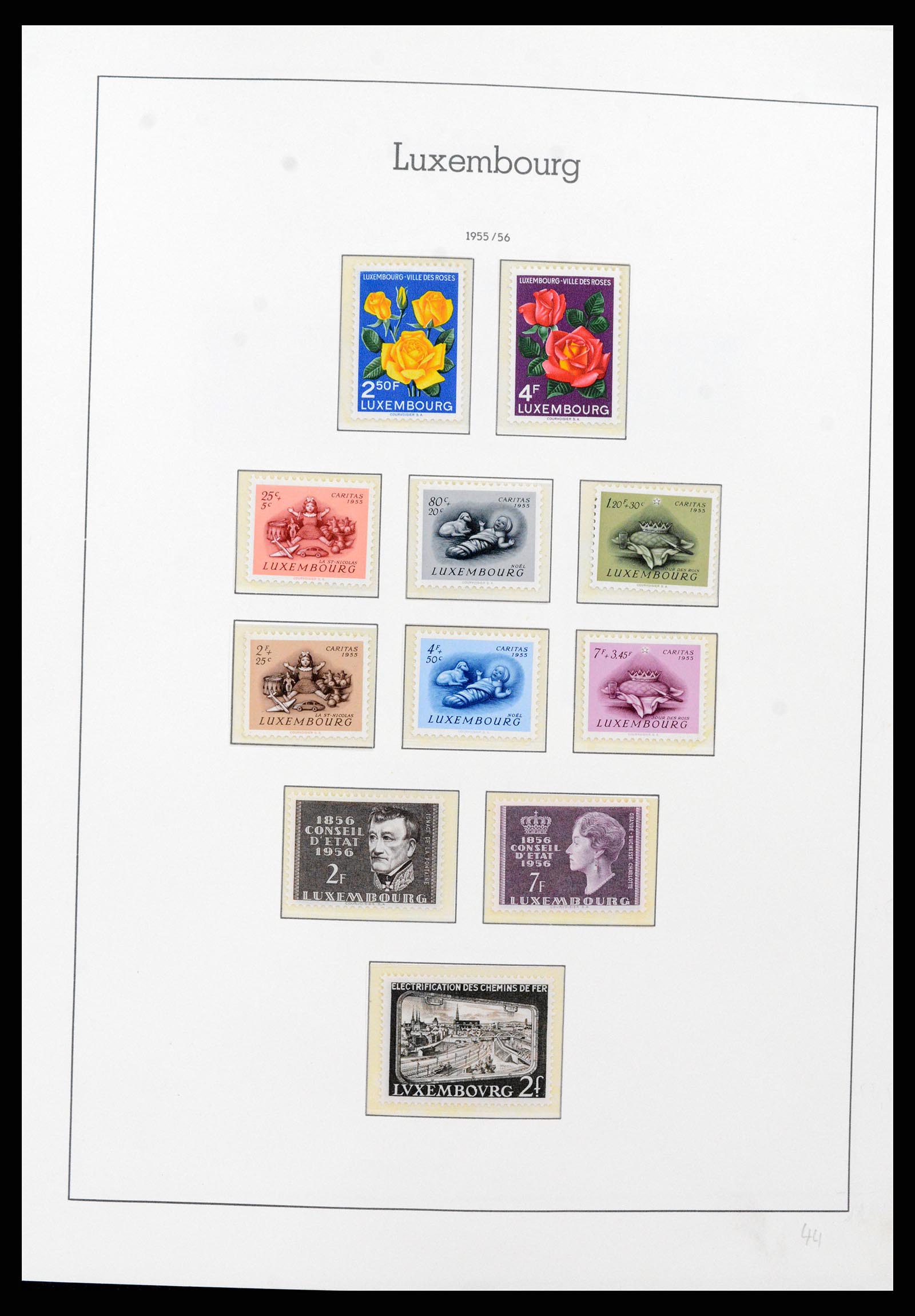 37592 052 - Postzegelverzameling 37592 Luxemburg 1852-1999.
