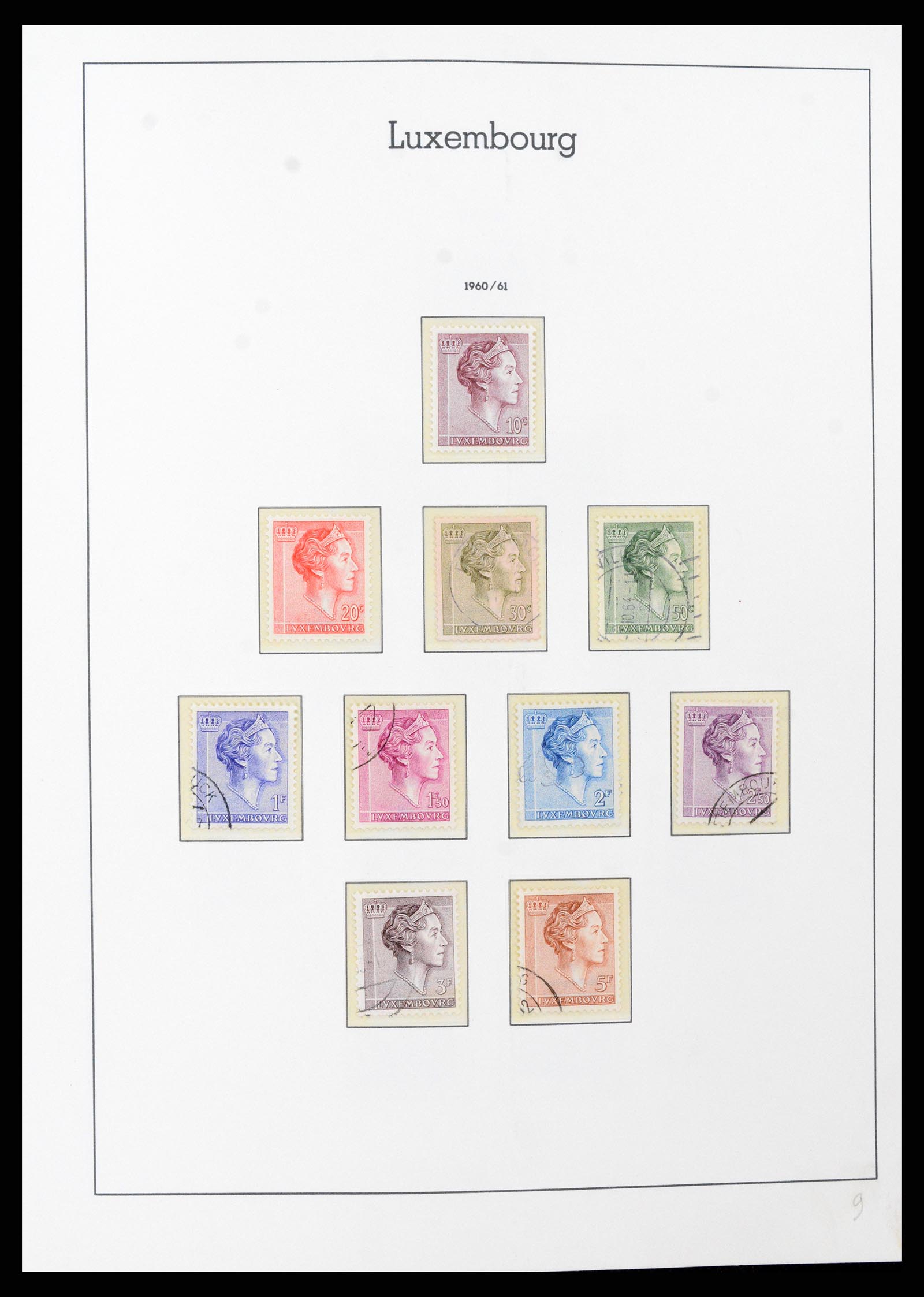 37592 060 - Postzegelverzameling 37592 Luxemburg 1852-1999.