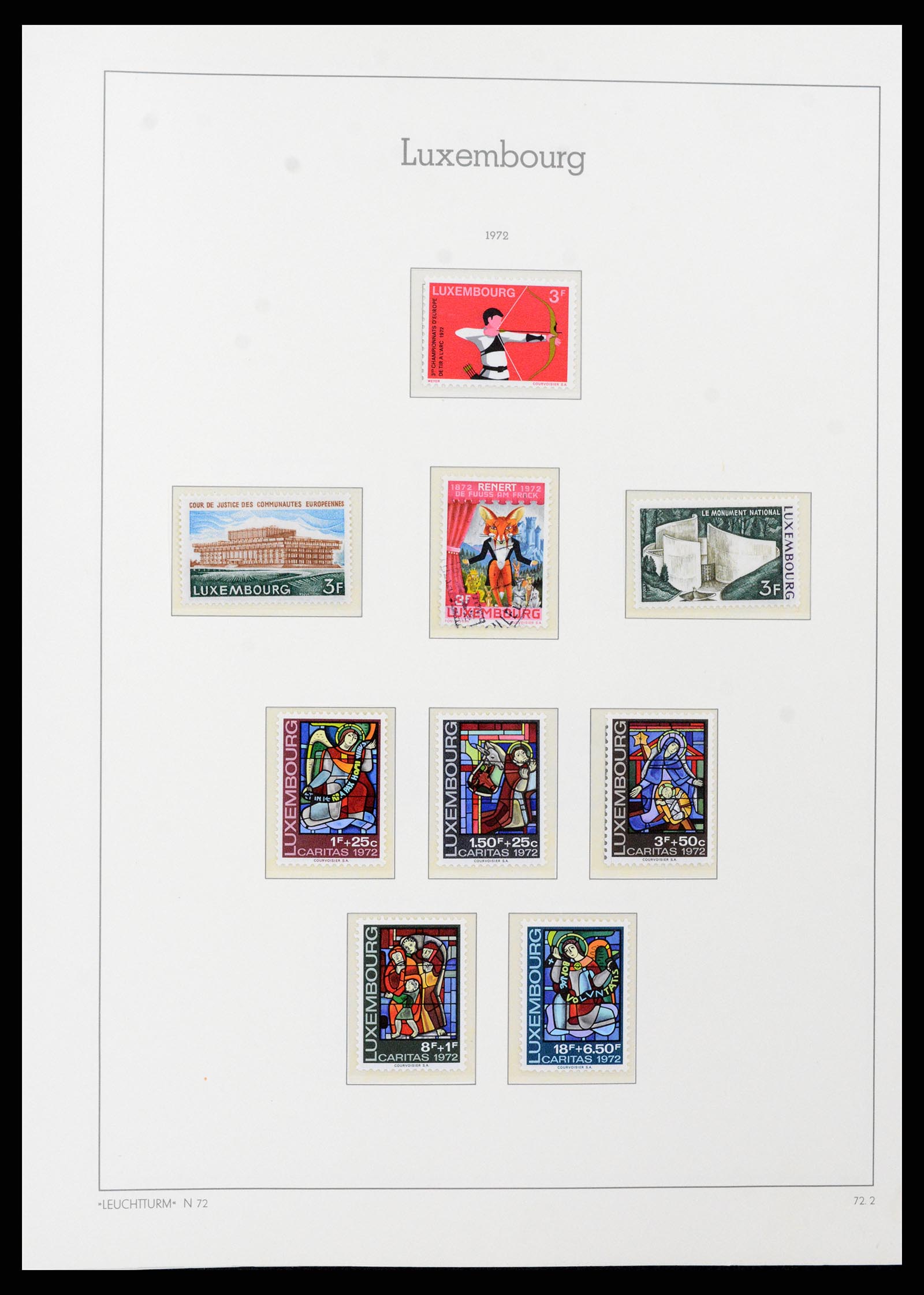 37592 086 - Postzegelverzameling 37592 Luxemburg 1852-1999.