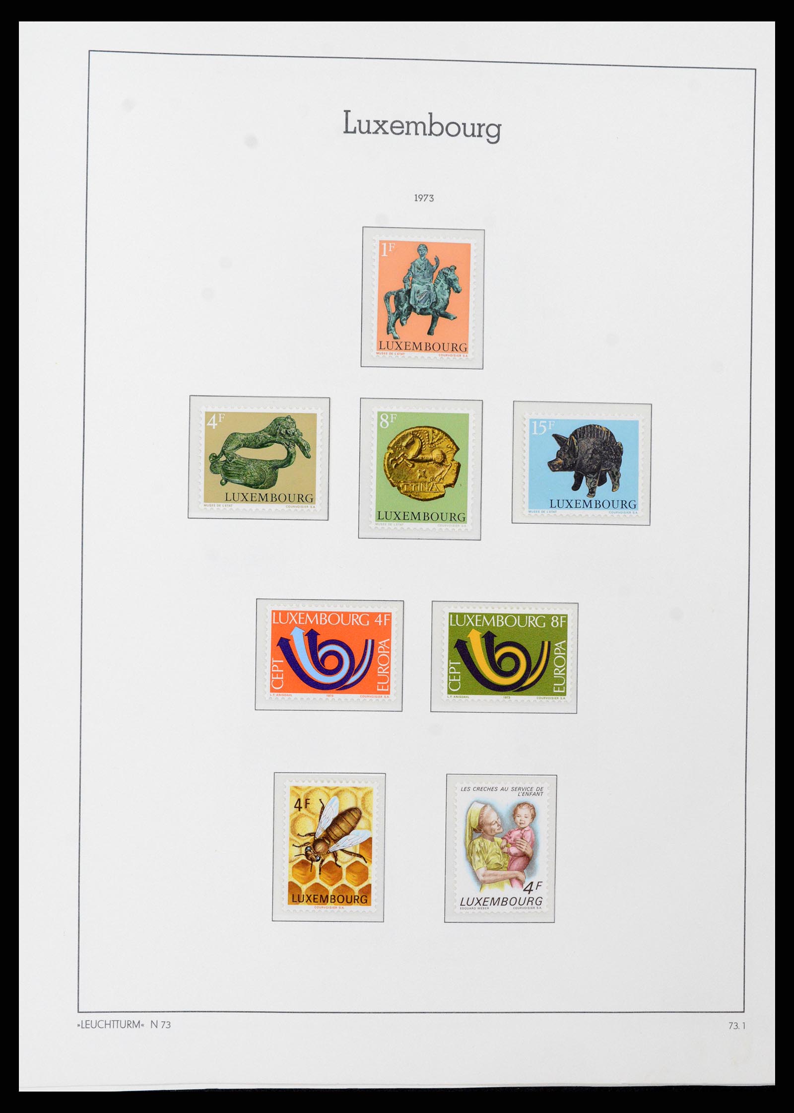 37592 087 - Postzegelverzameling 37592 Luxemburg 1852-1999.