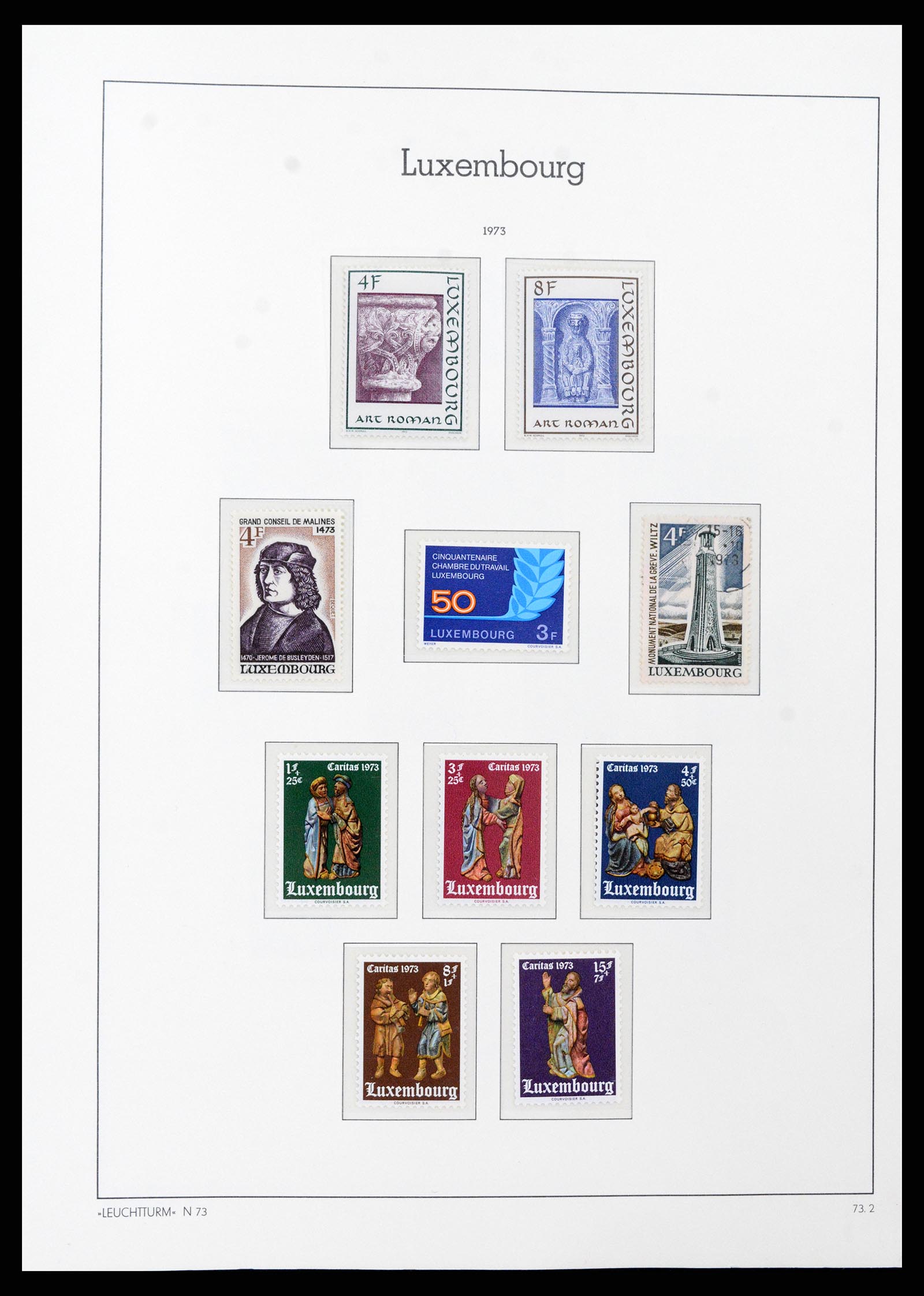 37592 088 - Postzegelverzameling 37592 Luxemburg 1852-1999.
