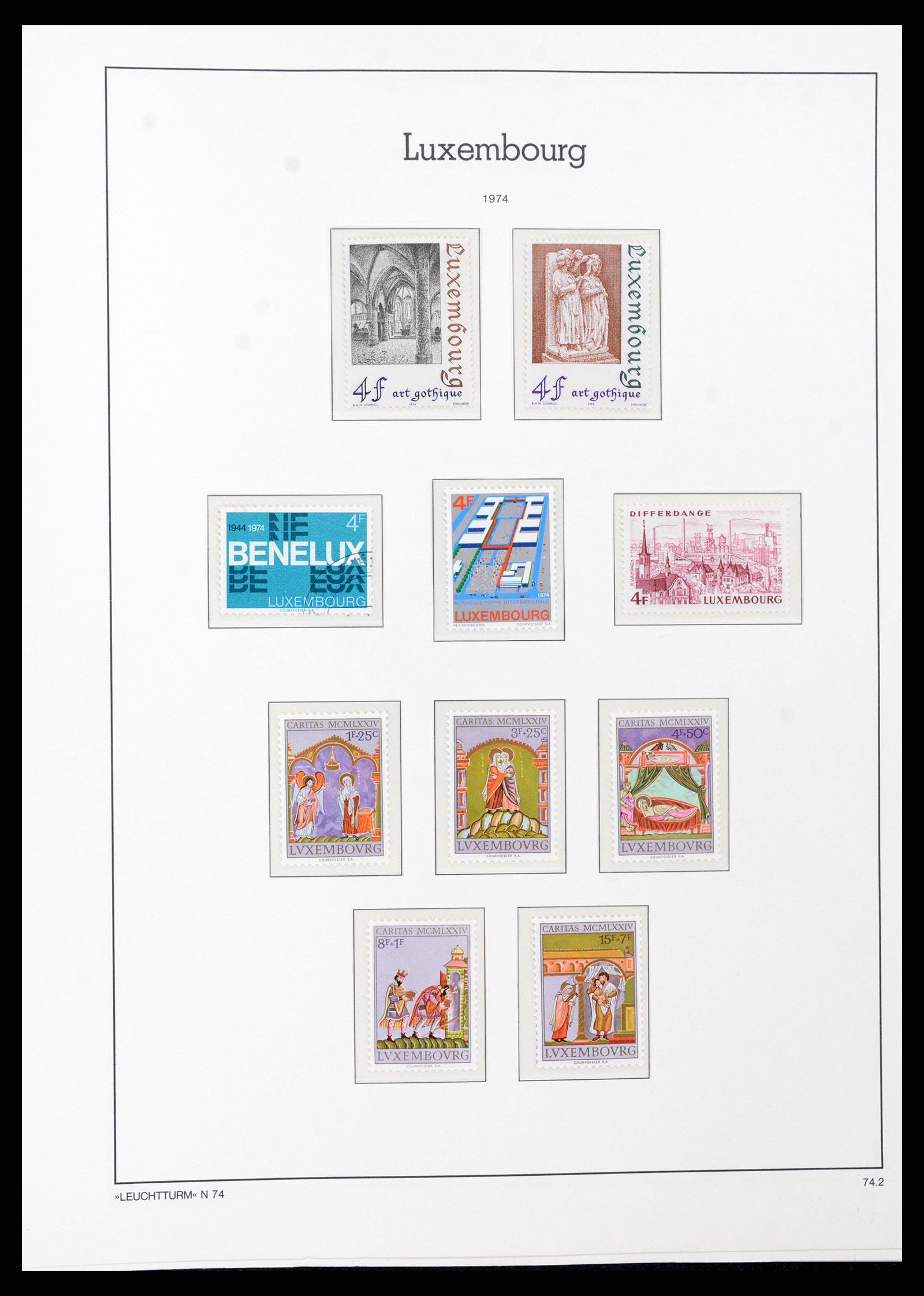 37592 090 - Postzegelverzameling 37592 Luxemburg 1852-1999.
