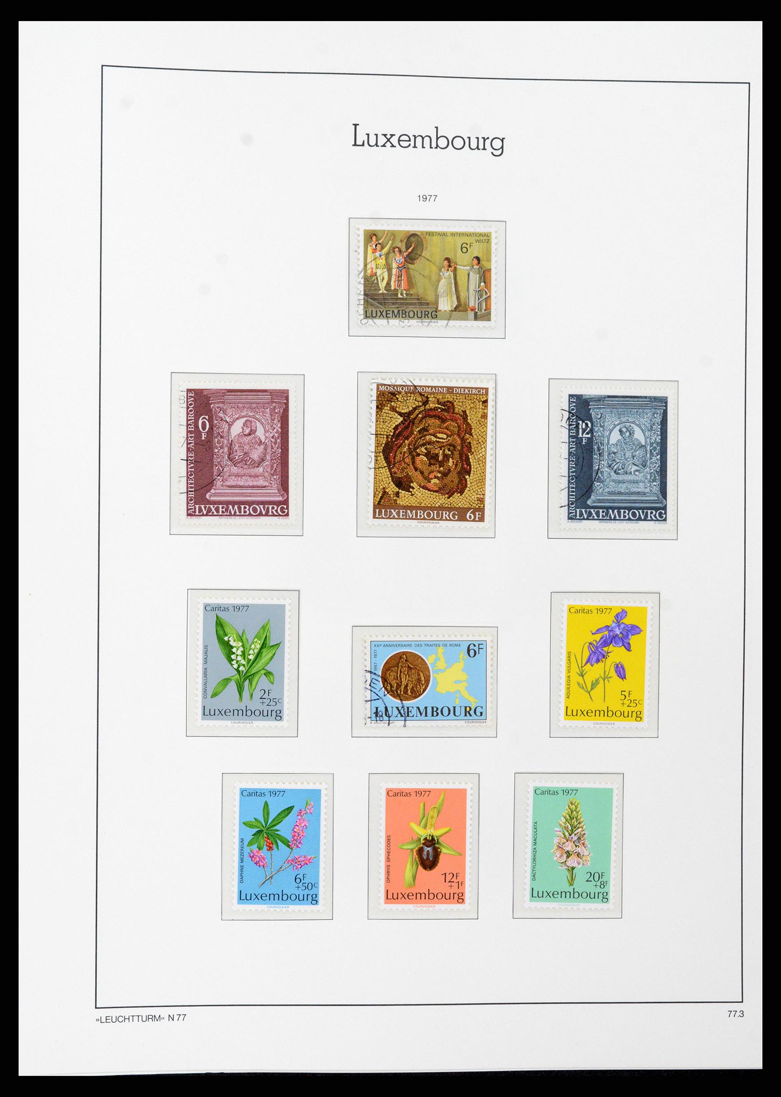 37592 098 - Postzegelverzameling 37592 Luxemburg 1852-1999.
