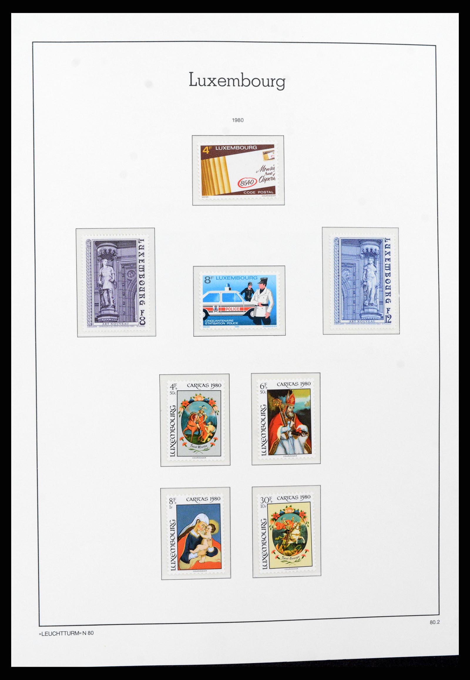 37592 121 - Postzegelverzameling 37592 Luxemburg 1852-1999.