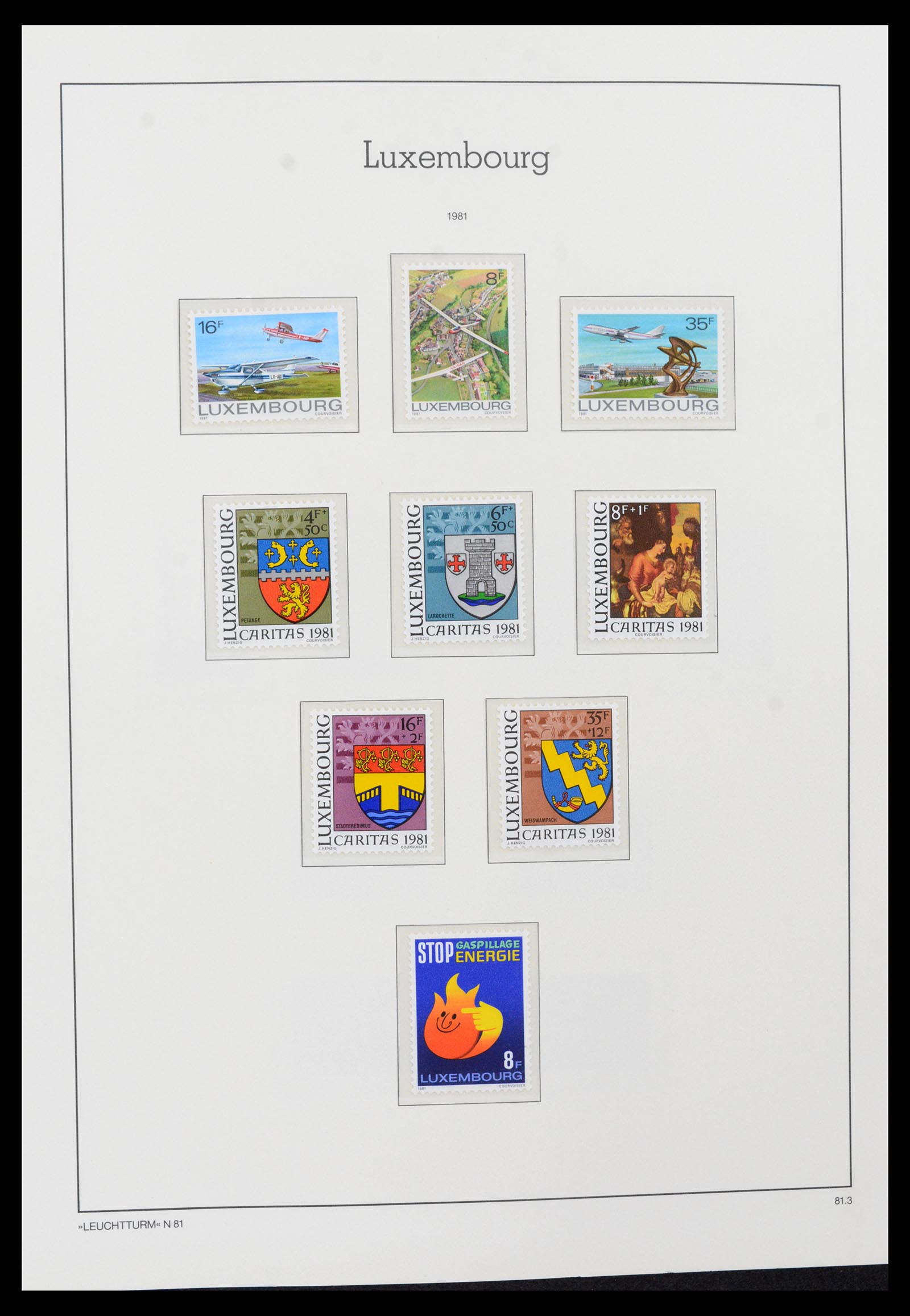 37592 124 - Postzegelverzameling 37592 Luxemburg 1852-1999.