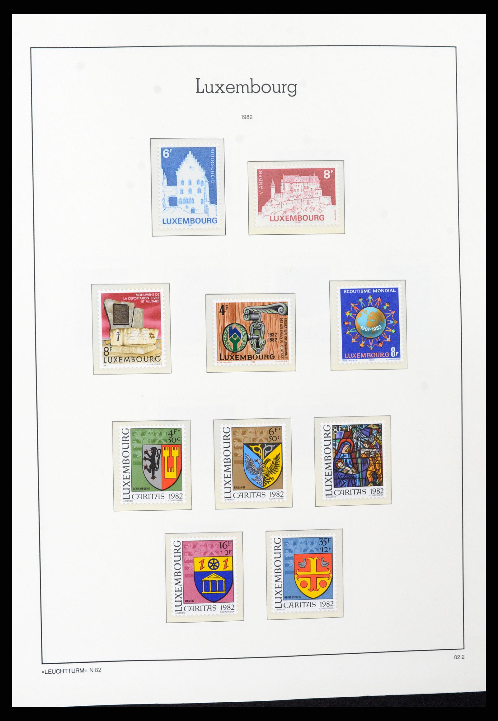 37592 126 - Postzegelverzameling 37592 Luxemburg 1852-1999.