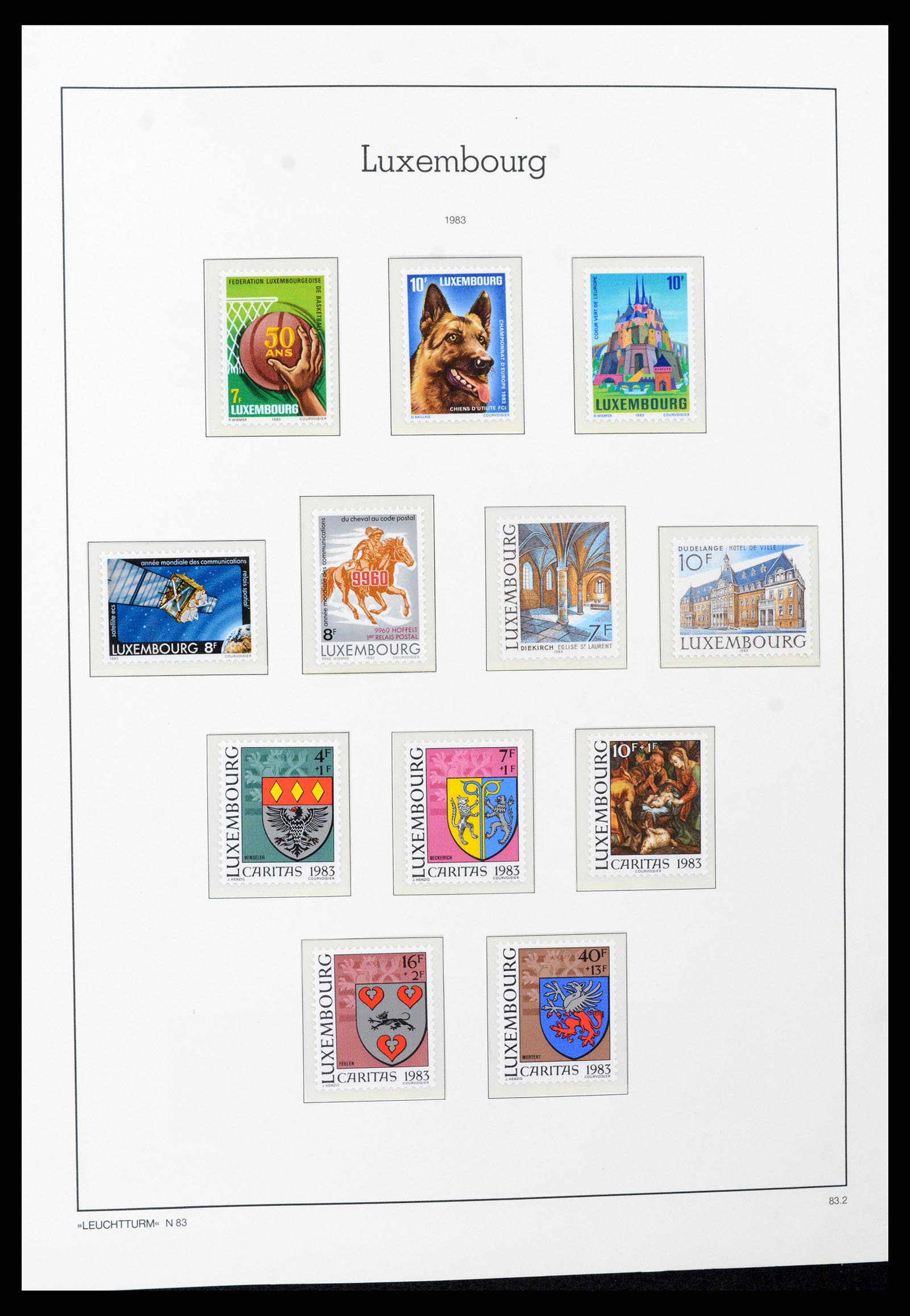 37592 128 - Postzegelverzameling 37592 Luxemburg 1852-1999.