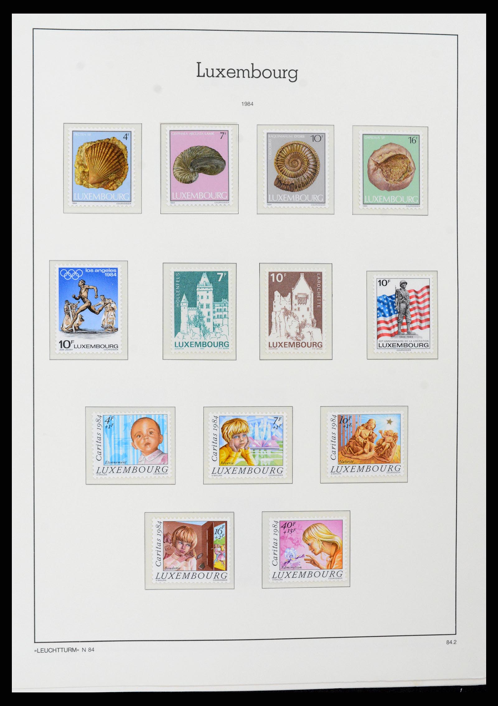 37592 130 - Postzegelverzameling 37592 Luxemburg 1852-1999.