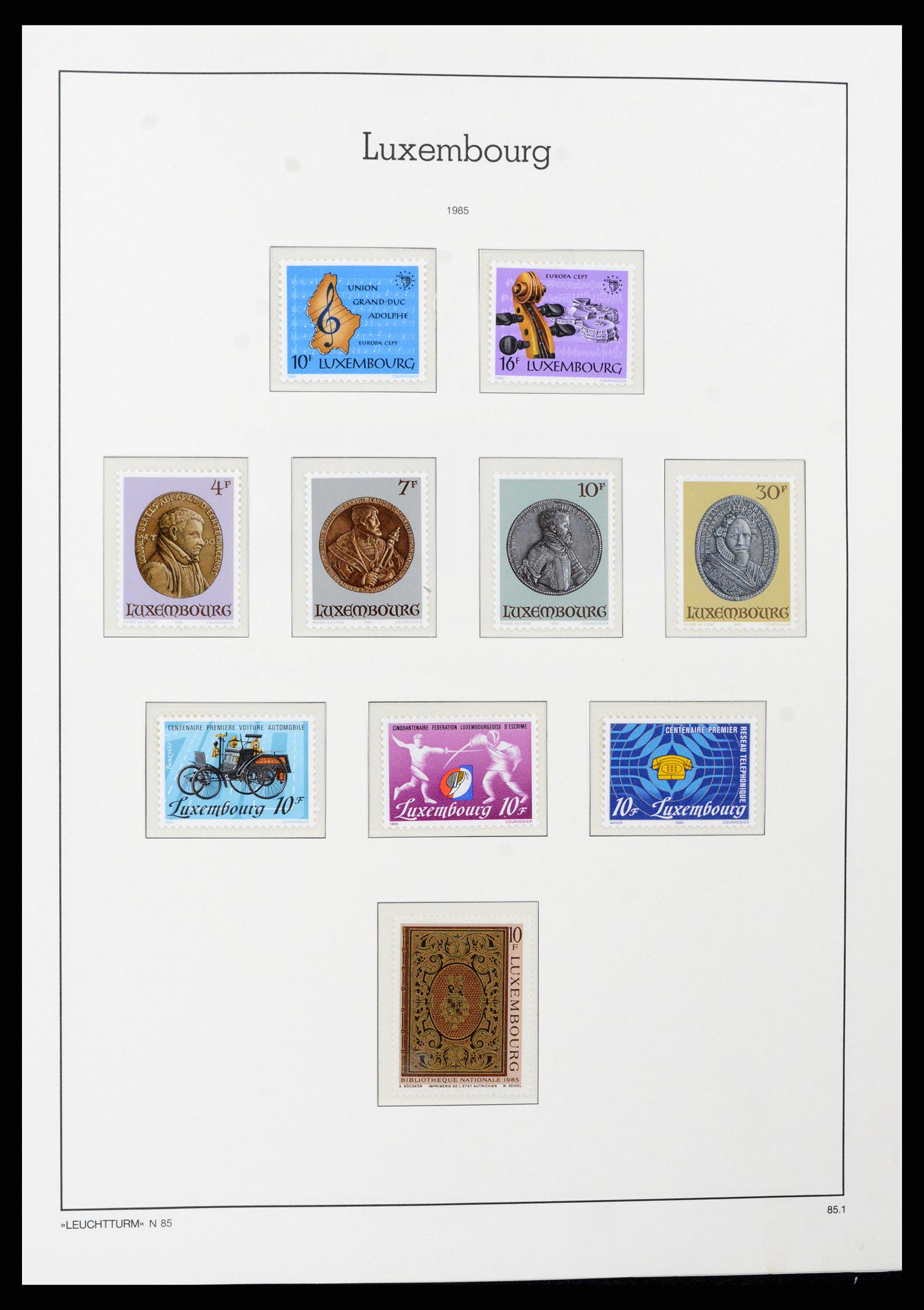 37592 131 - Postzegelverzameling 37592 Luxemburg 1852-1999.