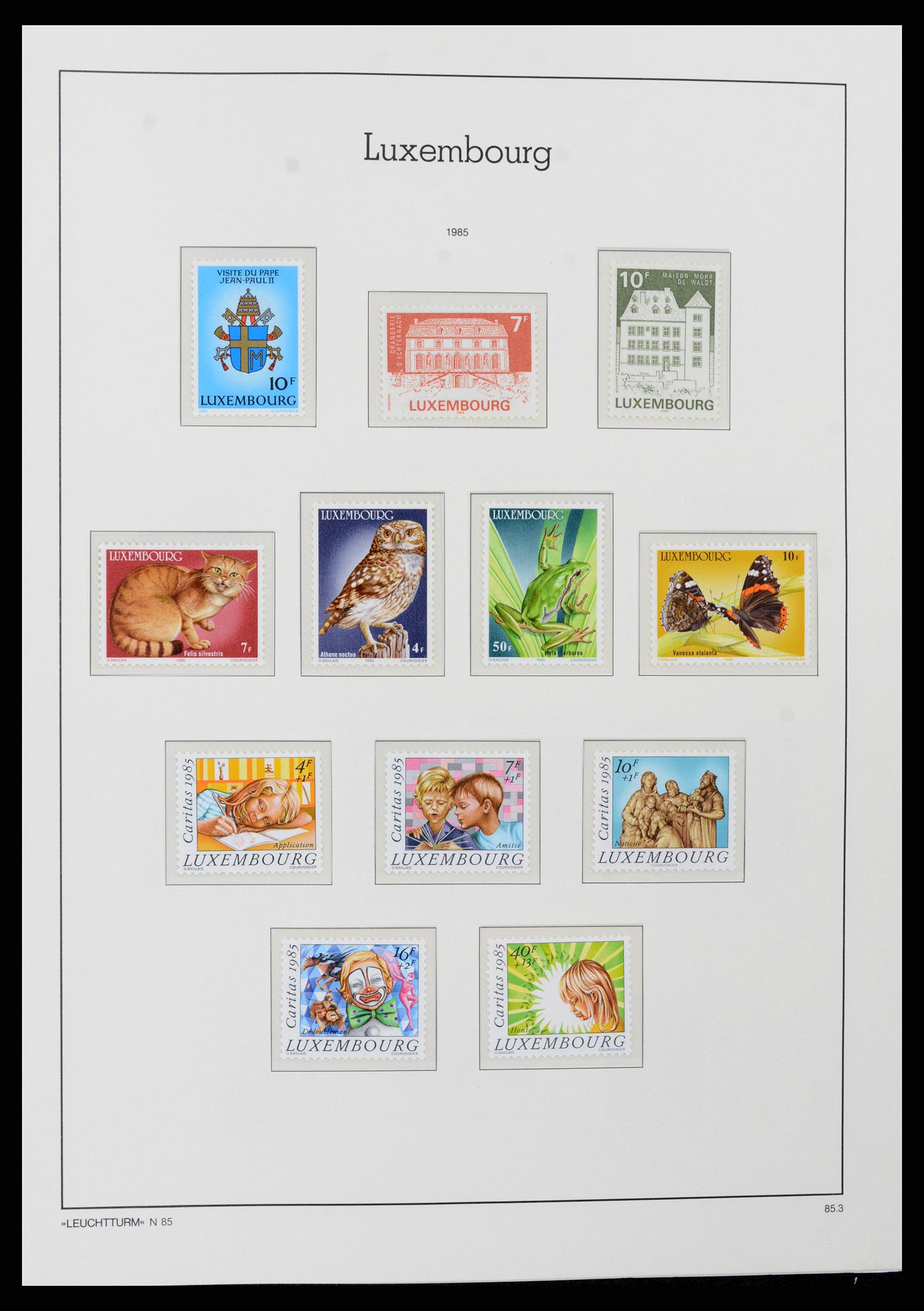 37592 133 - Postzegelverzameling 37592 Luxemburg 1852-1999.