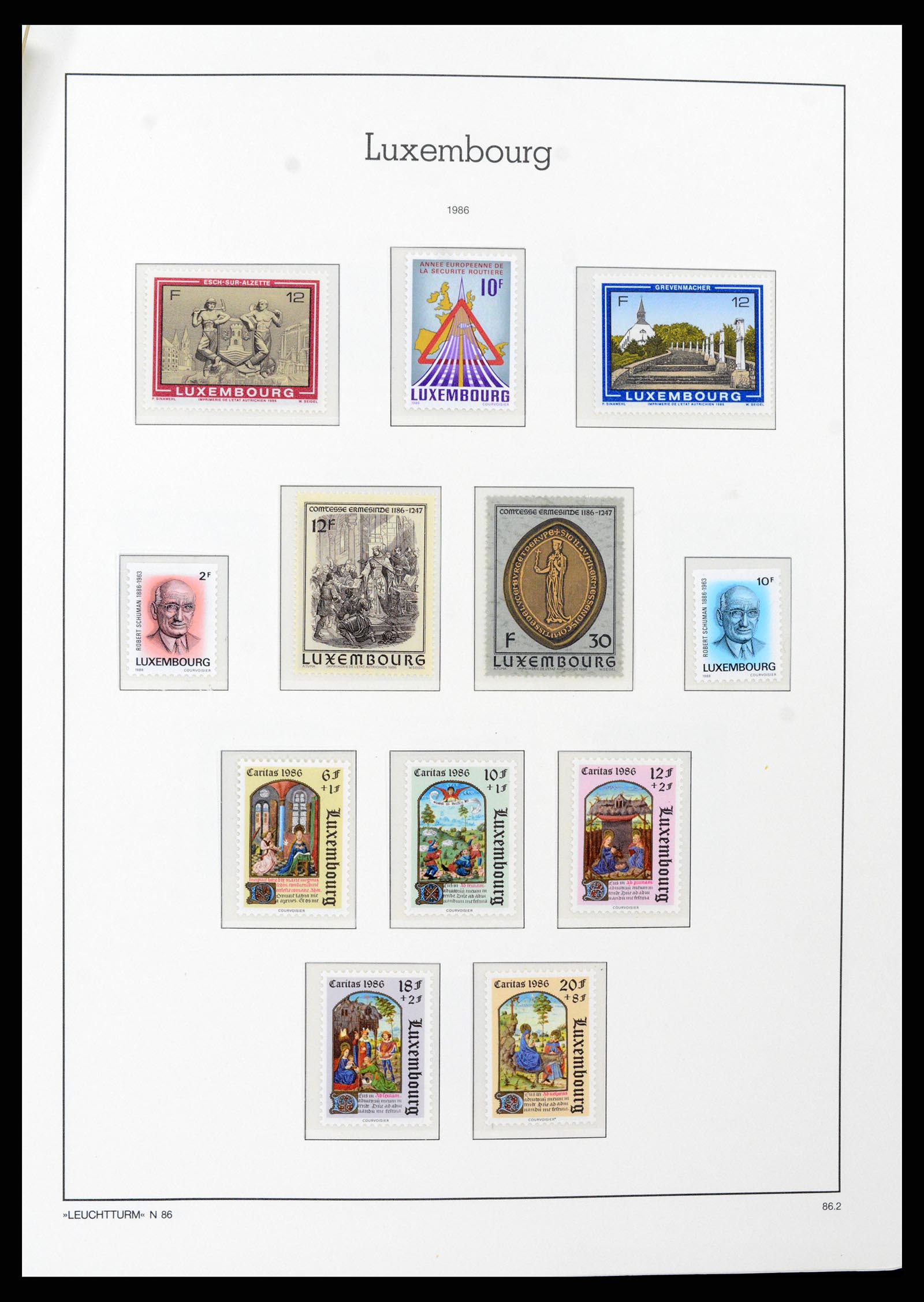 37592 135 - Postzegelverzameling 37592 Luxemburg 1852-1999.