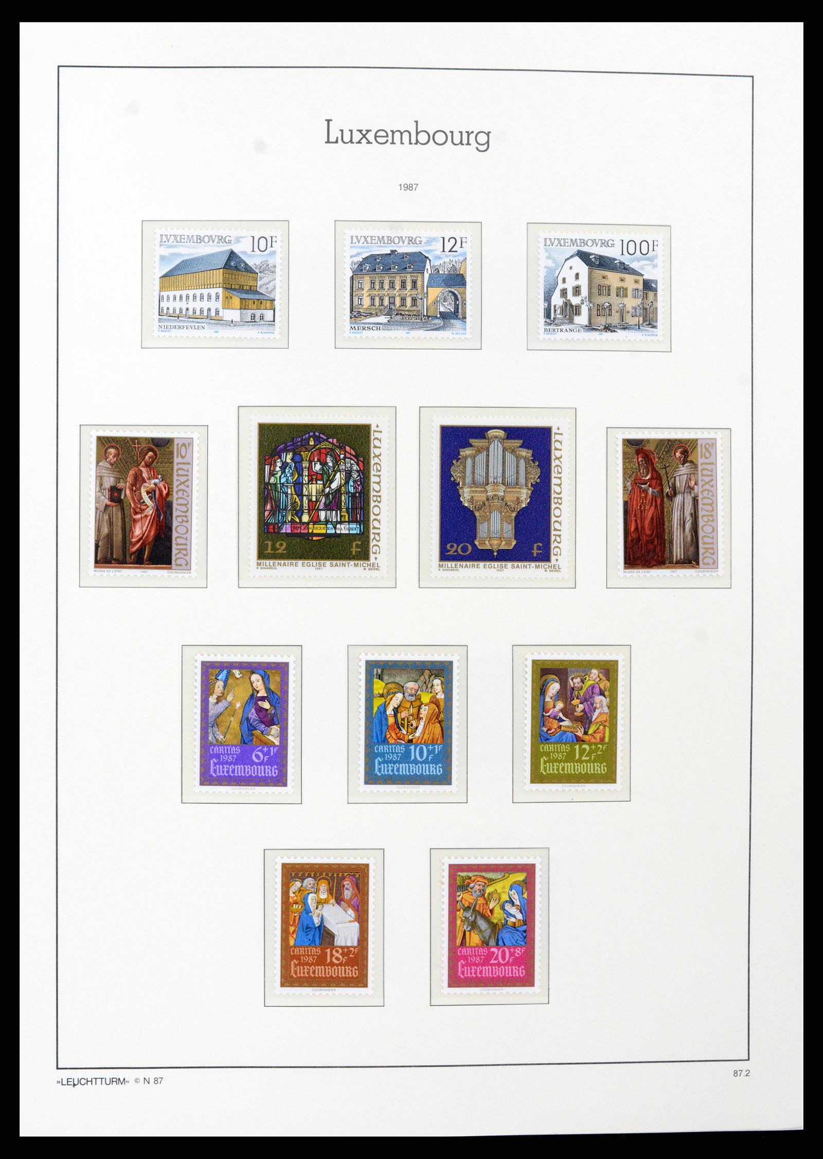 37592 138 - Postzegelverzameling 37592 Luxemburg 1852-1999.